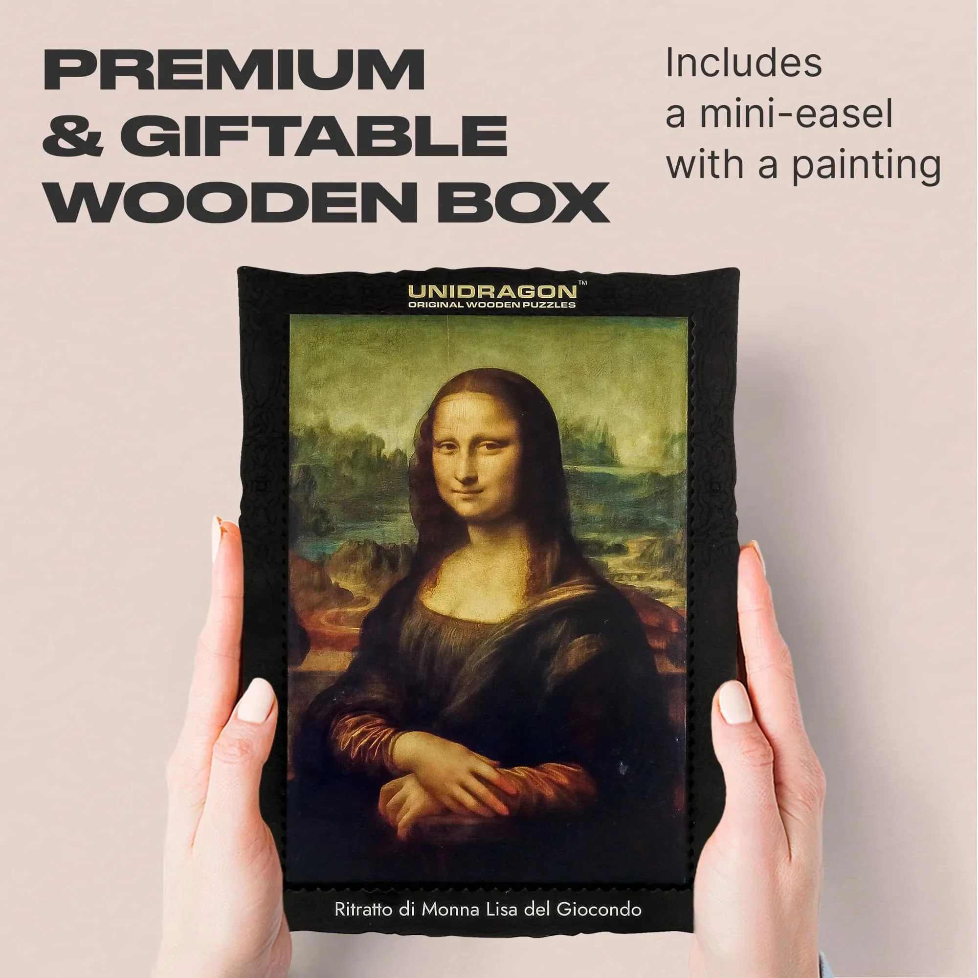 Mona Lisa 1000 Piece Wooden Jigsaw Puzzle - Image 6