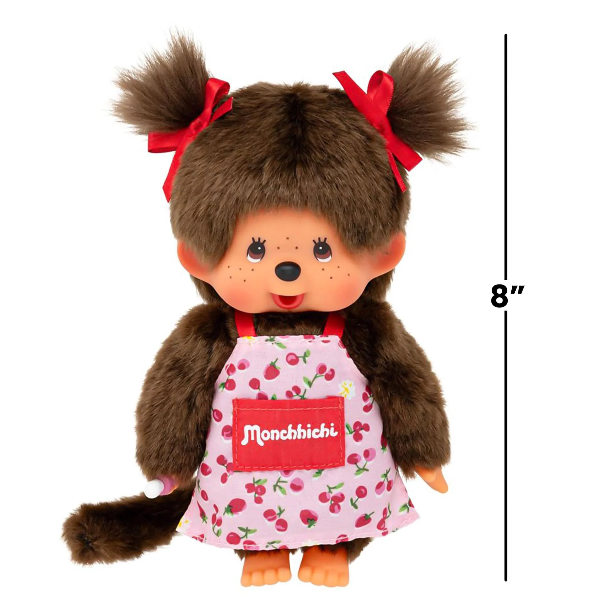 Monchhichi Flower Apron Girl 8 Inch Plush - Image 6
