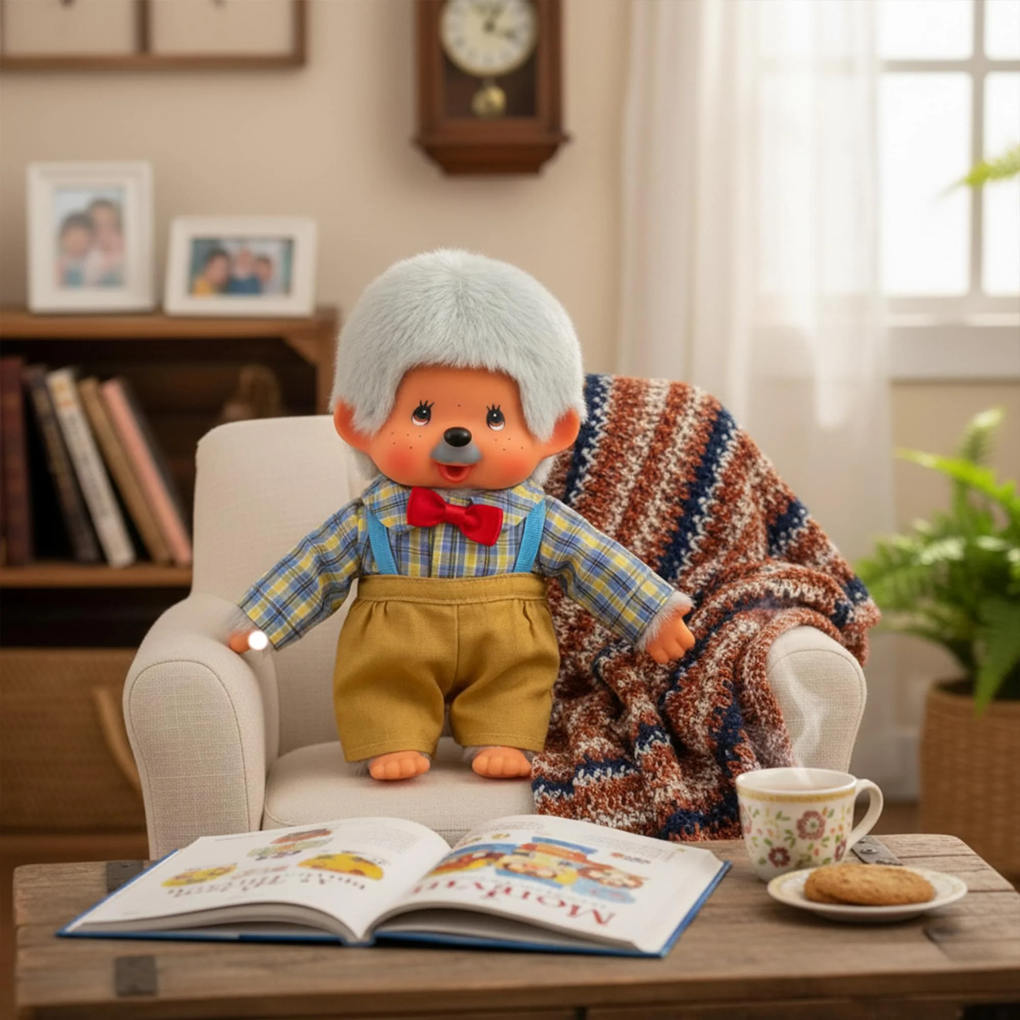Monchhichi GrandPa 8 Inch Plush - Image 6