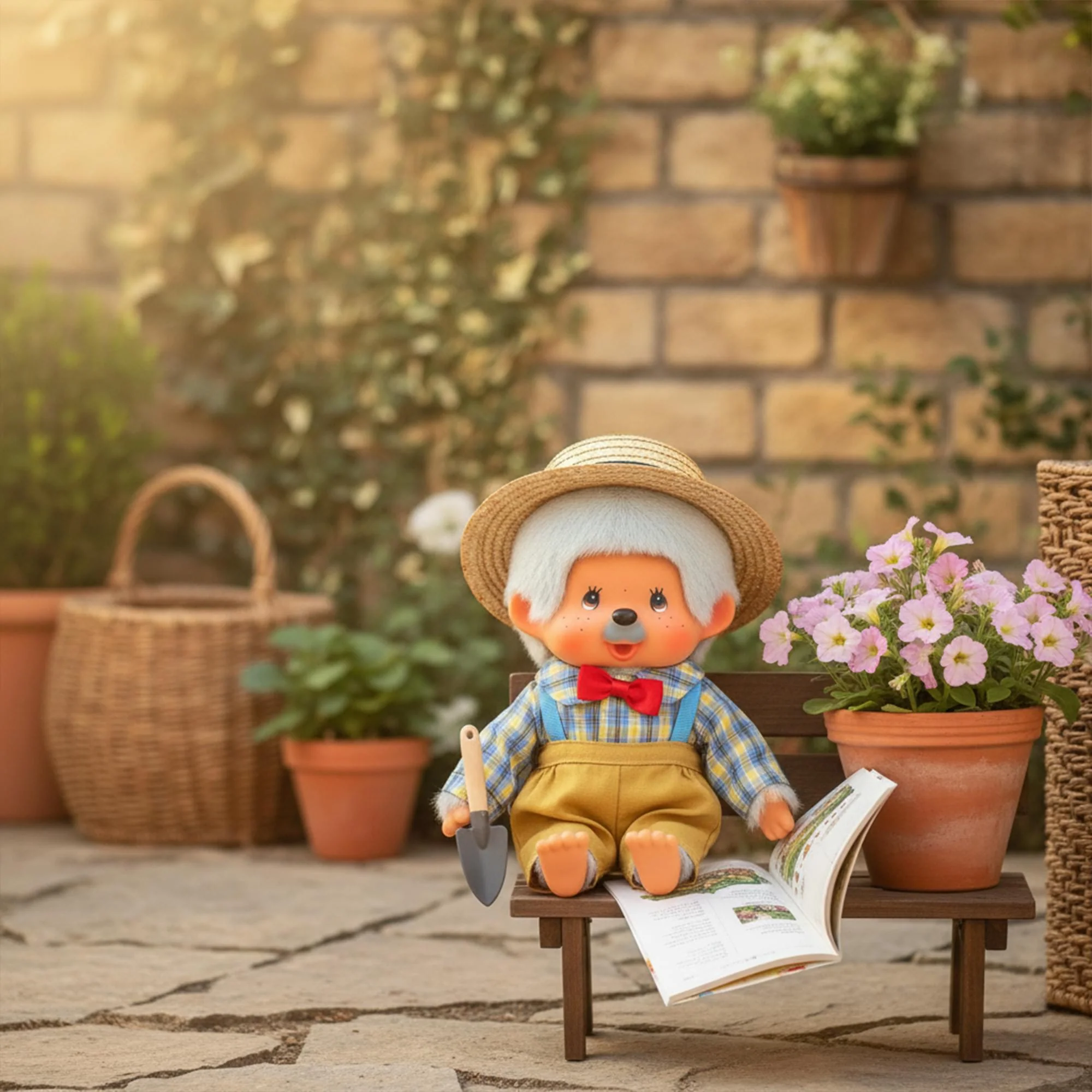 Monchhichi GrandPa 8 Inch Plush - Image 7