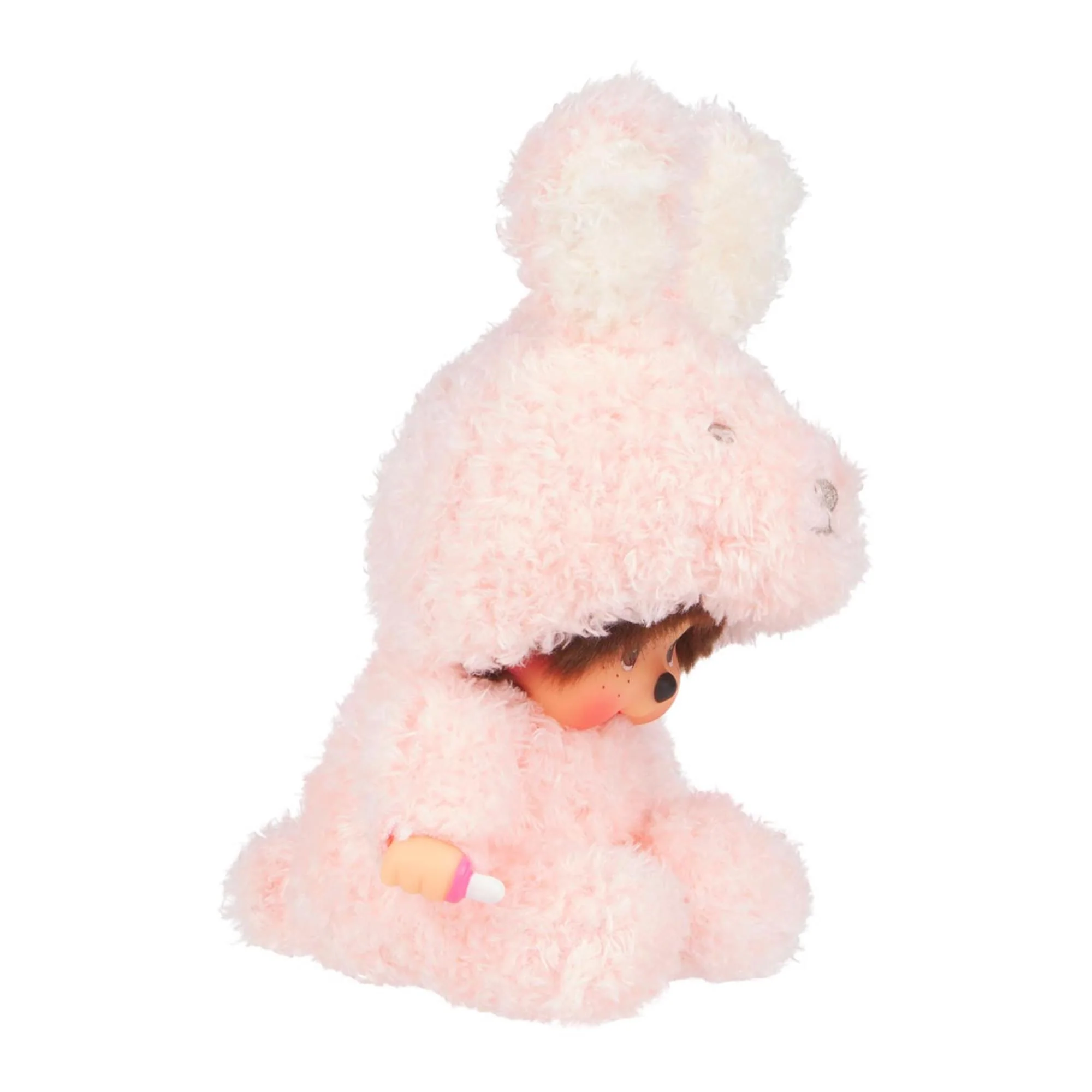 Monchhichi Sitting Fluffy Bunny 7 Inch Plush - Image 4