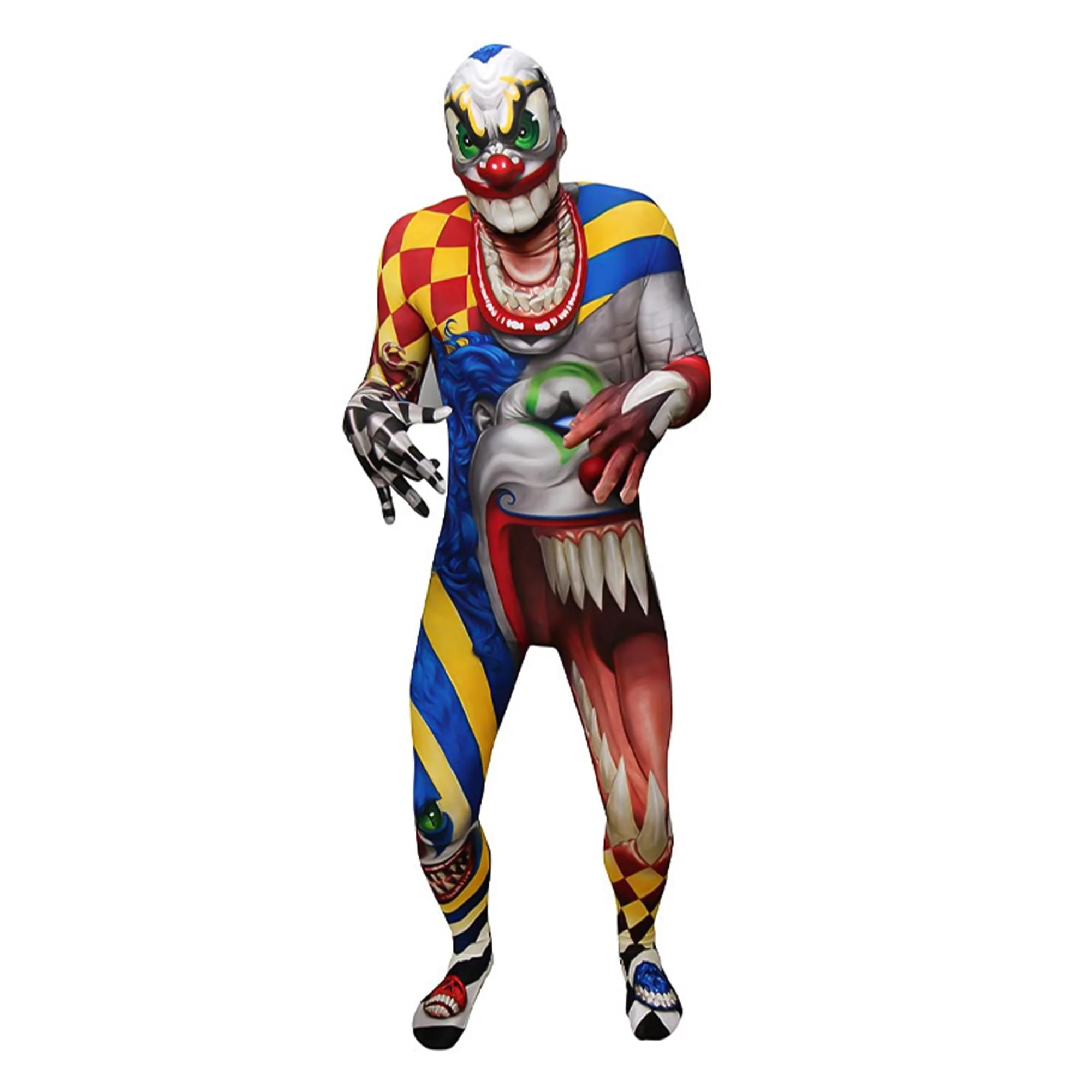 Monster Clown Adult Costume Morphsuit - Image 2