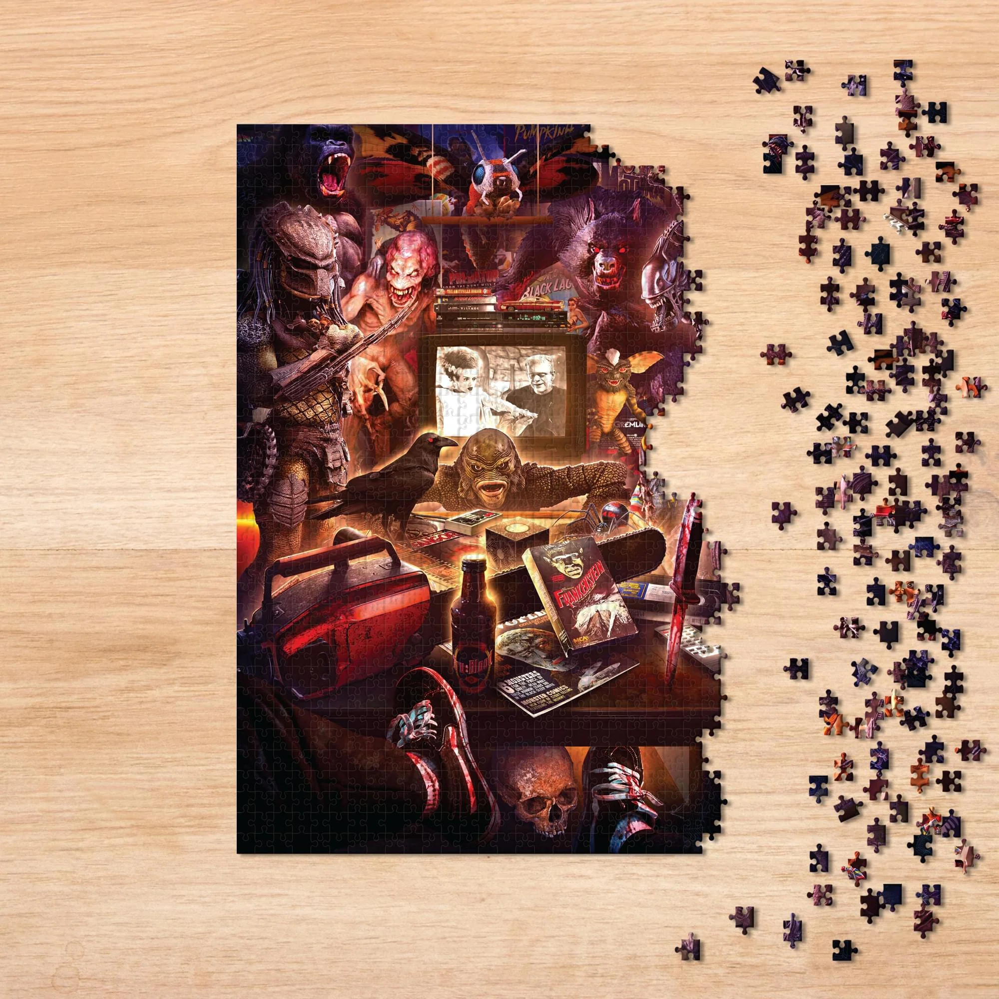 Monster Mayhem 1000-Piece Jigsaw Puzzle By Rachid Lotf | Toynk Exclusive - Image 9