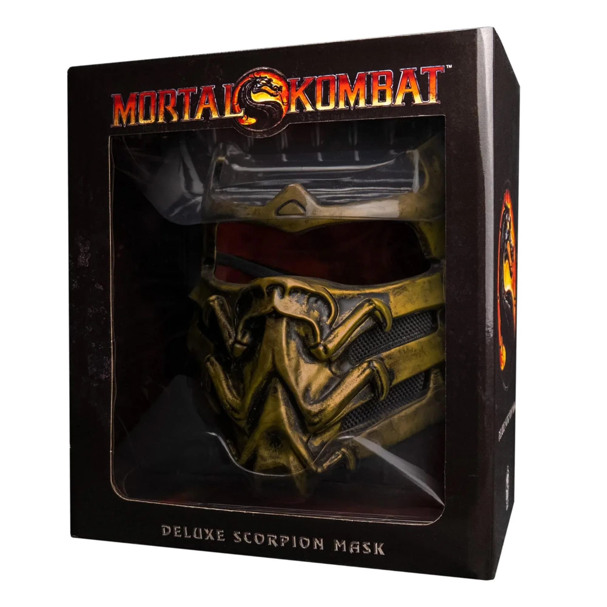 Mortal Kombat Scorpion Plastic Adult Costume Mask - Image 2