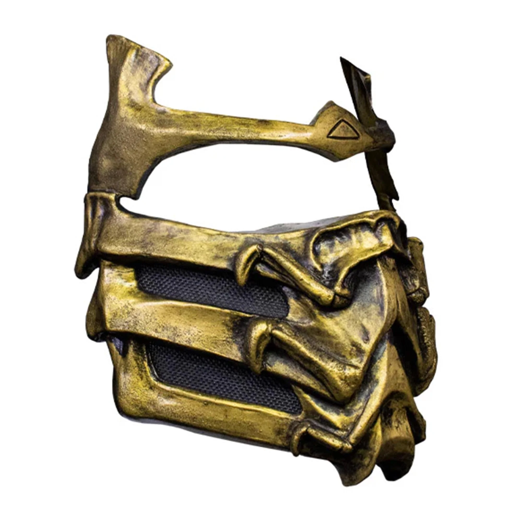 Mortal Kombat Scorpion Plastic Adult Costume Mask - Image 4