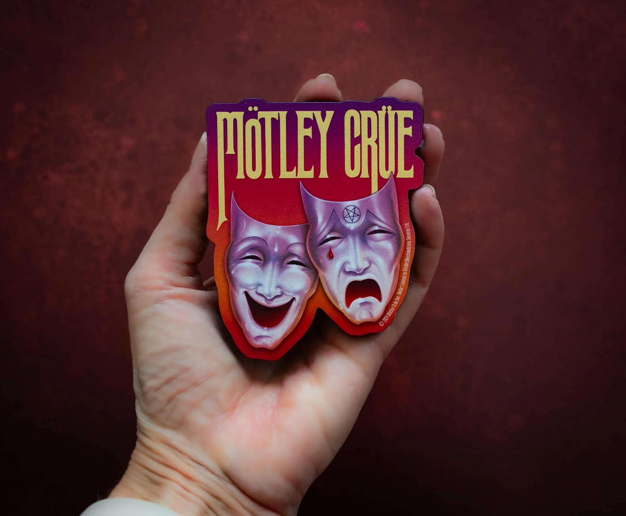 Motley Crue Theater of Pain Funky Chunky Magnet - Image 3