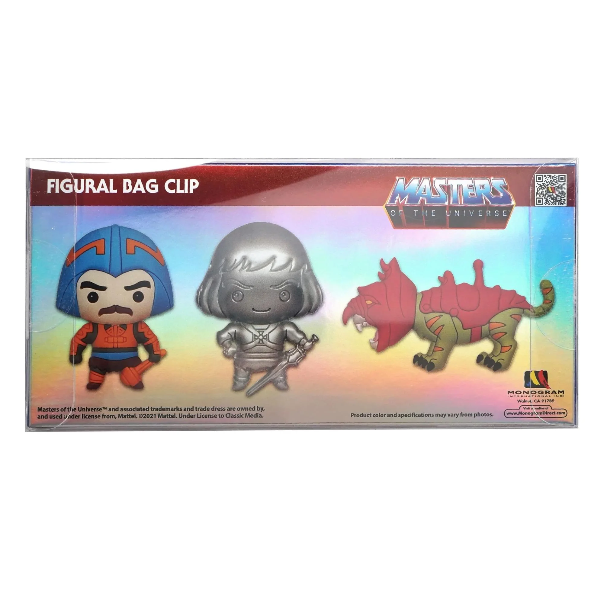 MOTU 3D Foam Figural Bag Clip Set | Man-At-Arms, He-Man, Battle Cat - Image 9