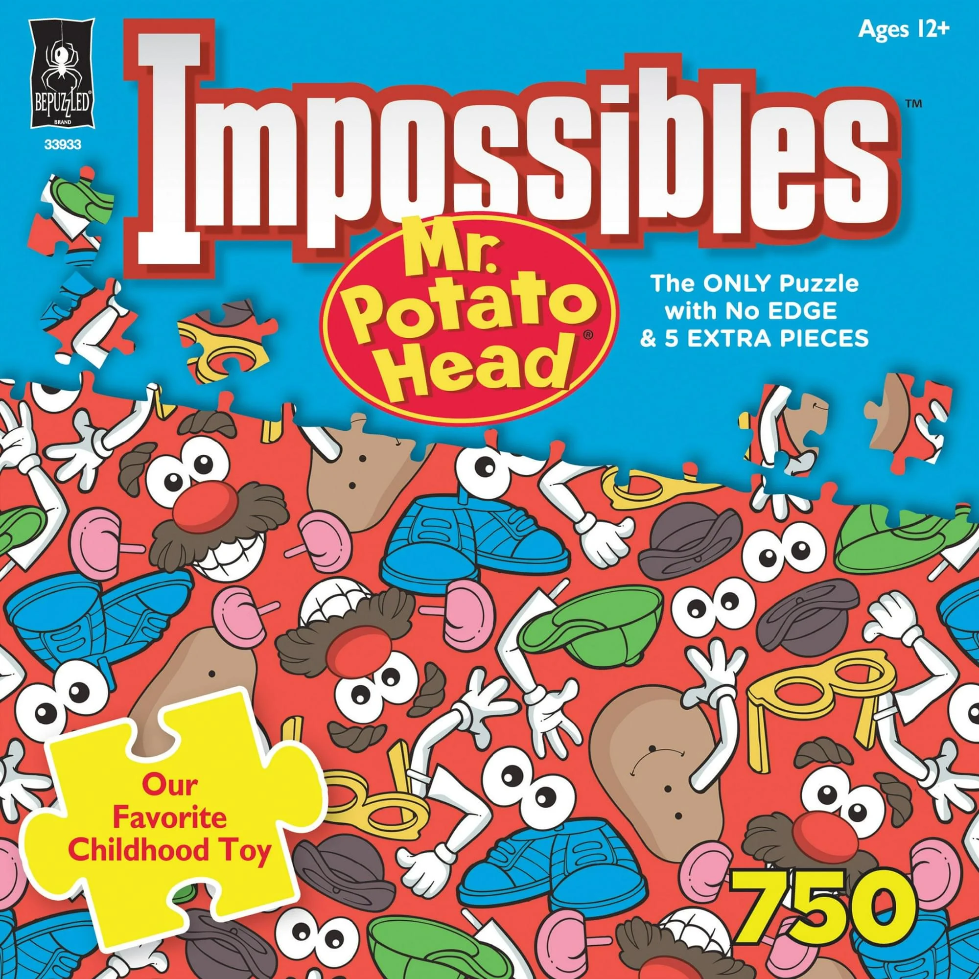 Mr. Potato Head Impossibles 1000 Piece Jigsaw Puzzle | No Edge | 5 Extra Pieces - Image 5