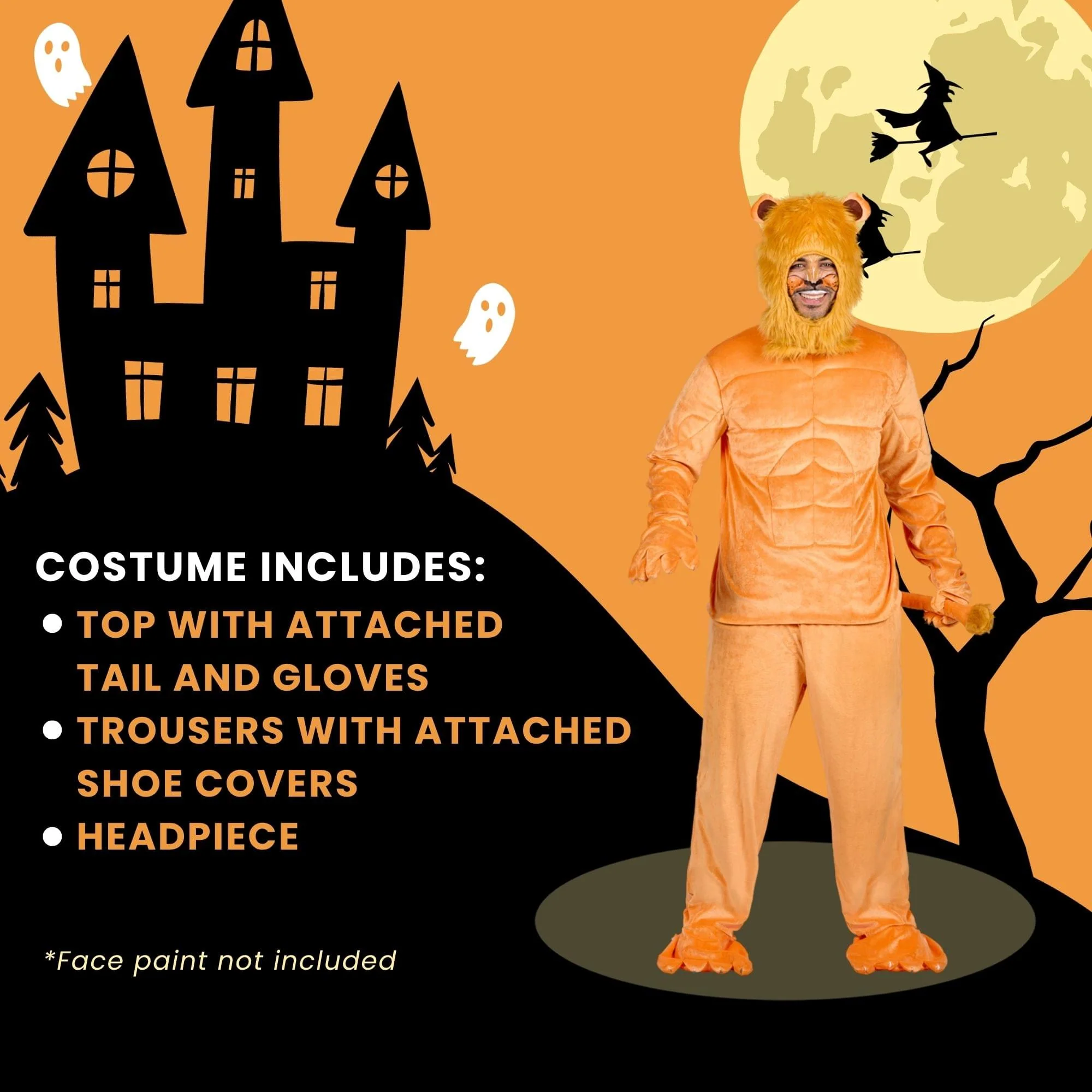 Muscle Lion Standard Adult Costume - Image 18
