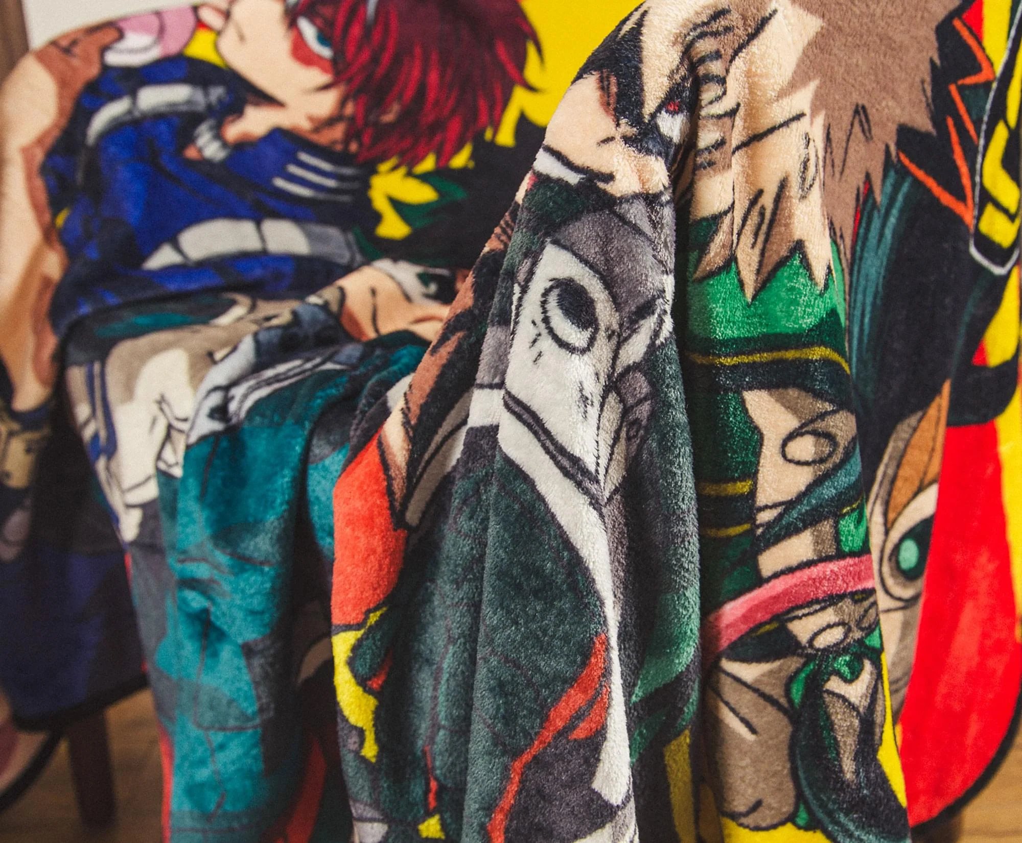 My Hero Academia Characters Fleece Throw Blanket | 45 x 60 Inches - Image 5