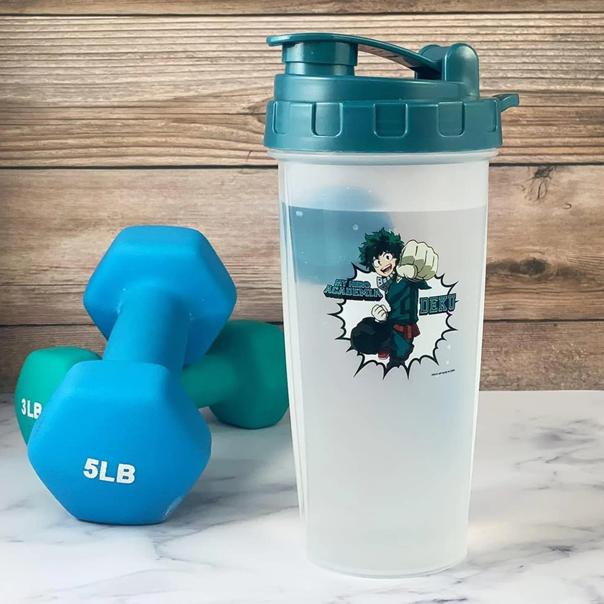 My Hero Academia Deku 24oz Plastic Shaker Bottle - Image 5