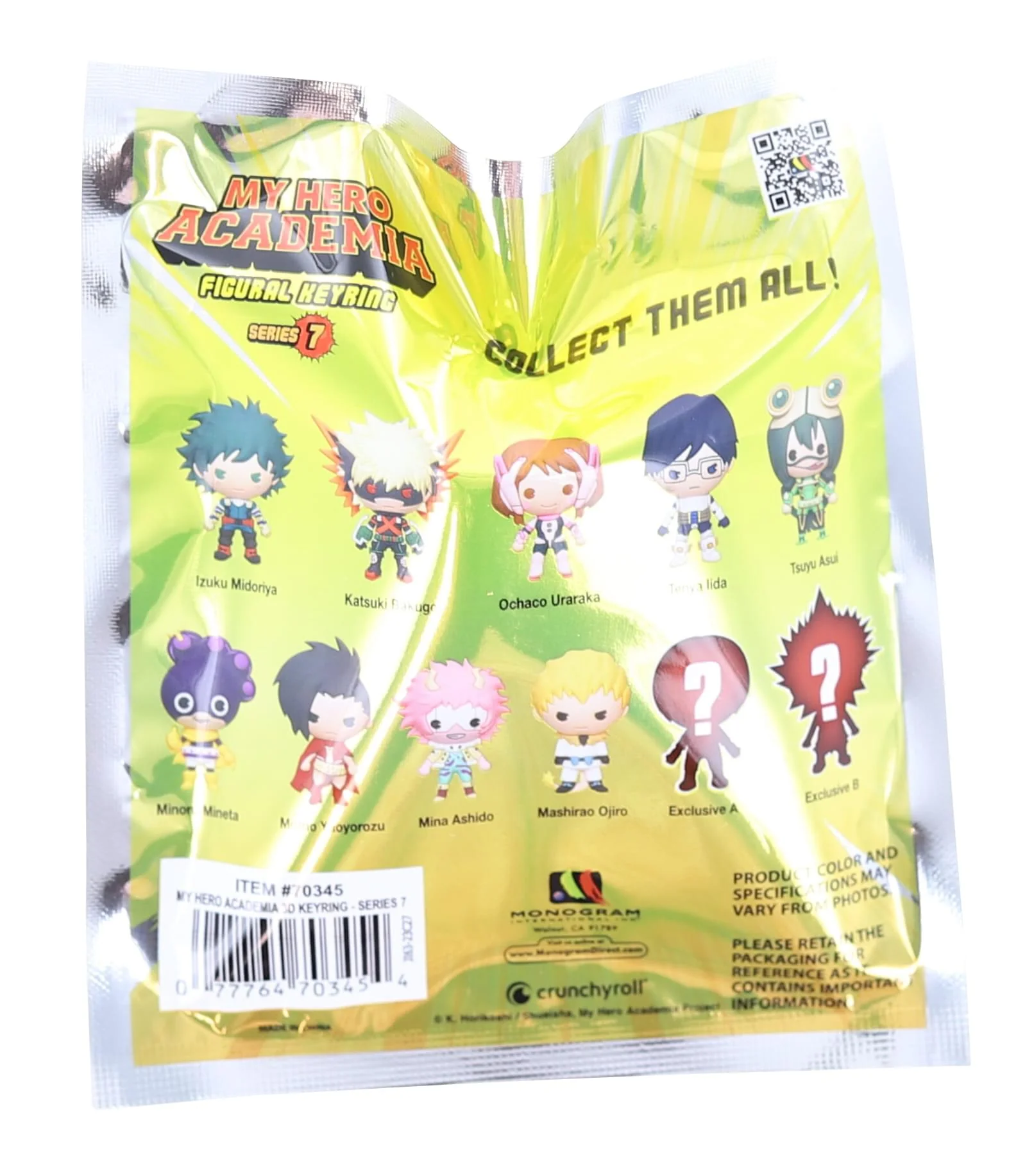 My Hero Academia Series 7 3D Foam Bag Clip | 1 Random - Image 3