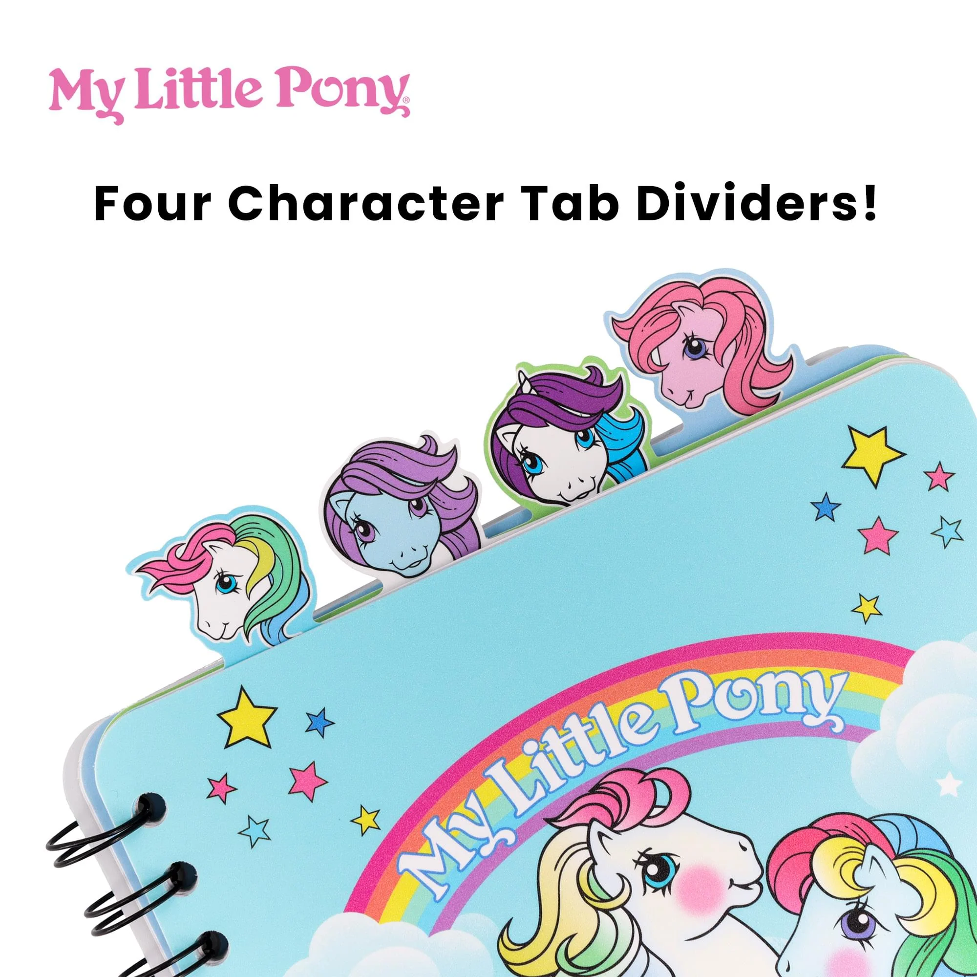 My Little Pony Trio 4-Tab Spiral Notebook With 160 Dotted Sheets | 6 x 9 Inches - Image 2