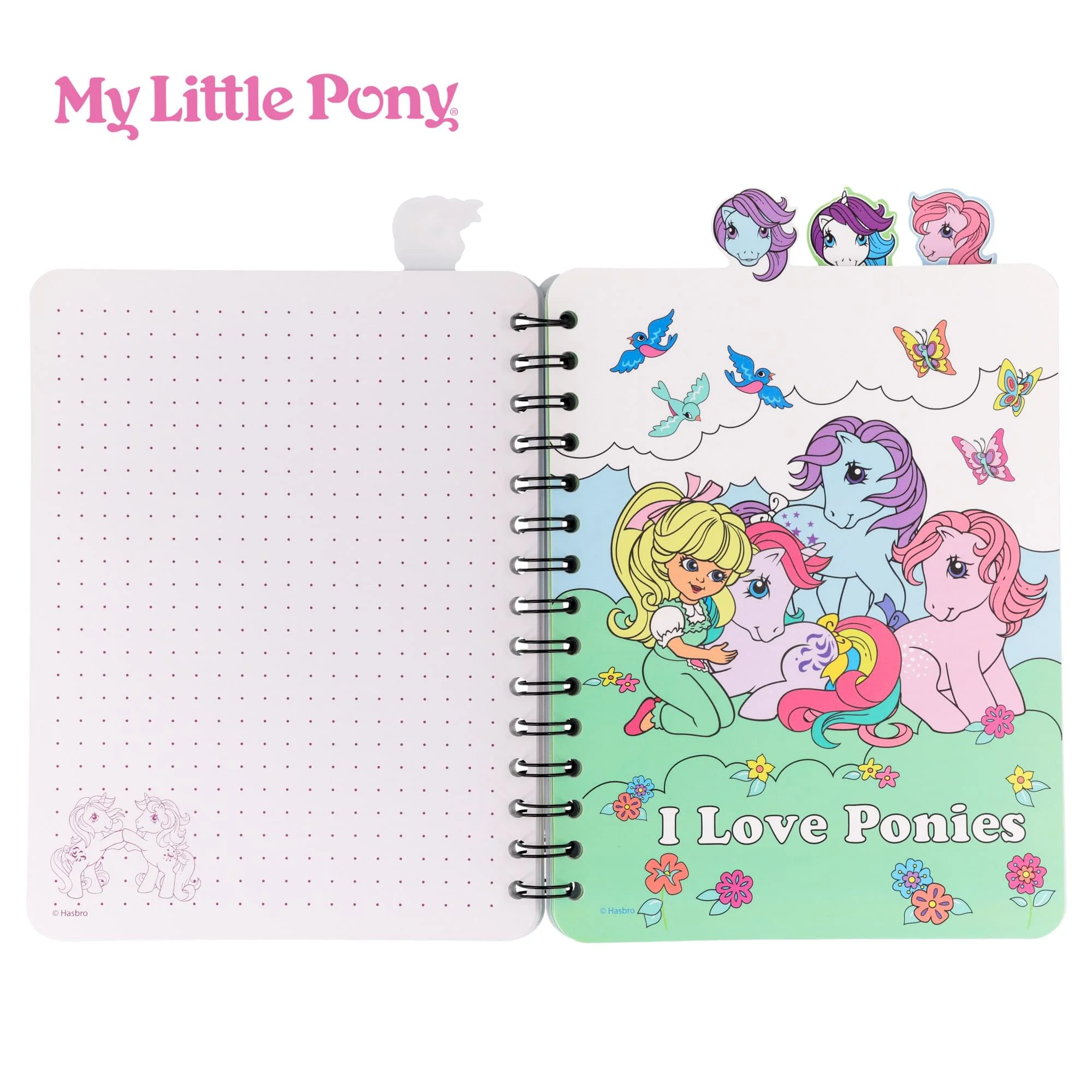 My Little Pony Trio 4-Tab Spiral Notebook With 160 Dotted Sheets | 6 x 9 Inches - Image 4