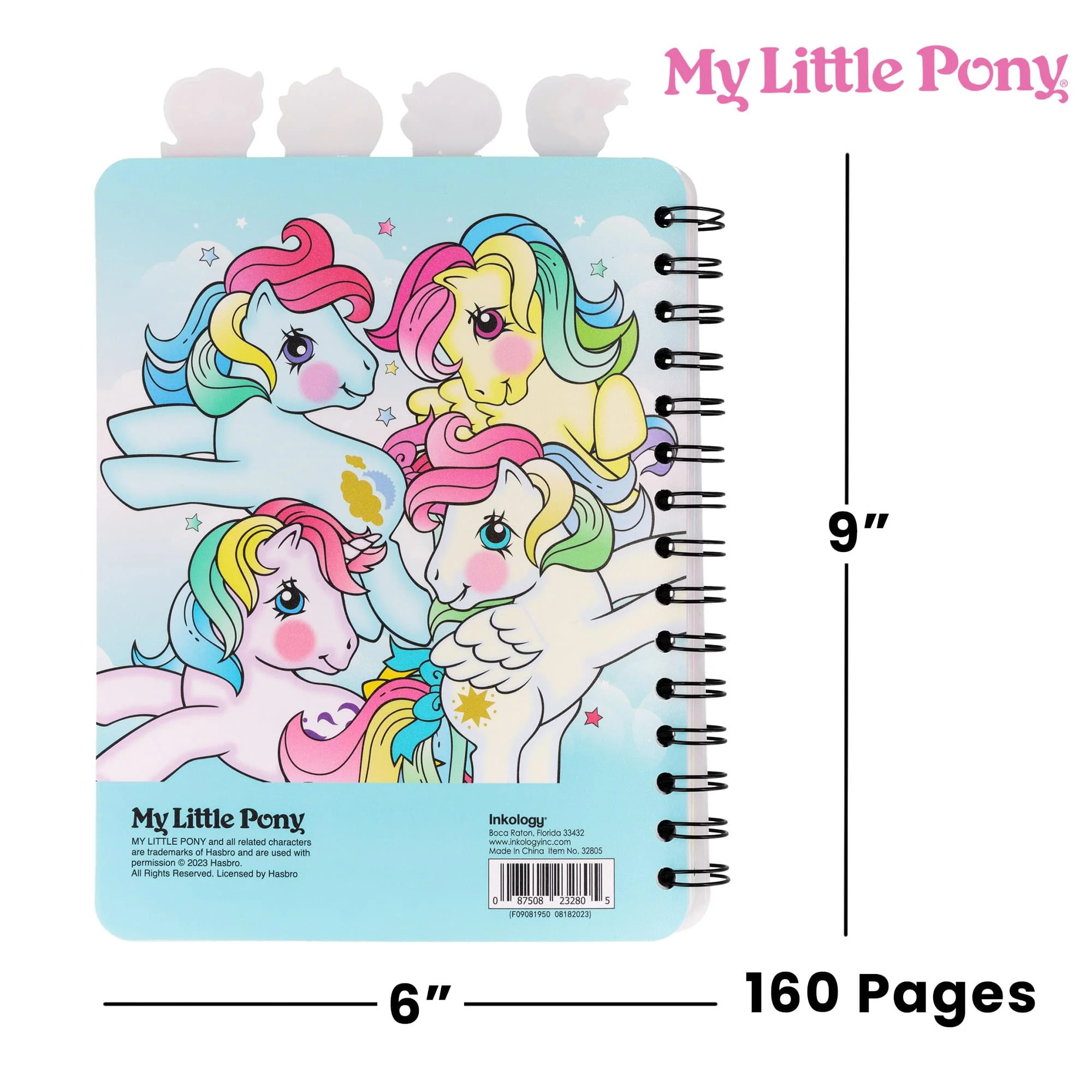 My Little Pony Trio 4-Tab Spiral Notebook With 160 Dotted Sheets | 6 x 9 Inches - Image 7