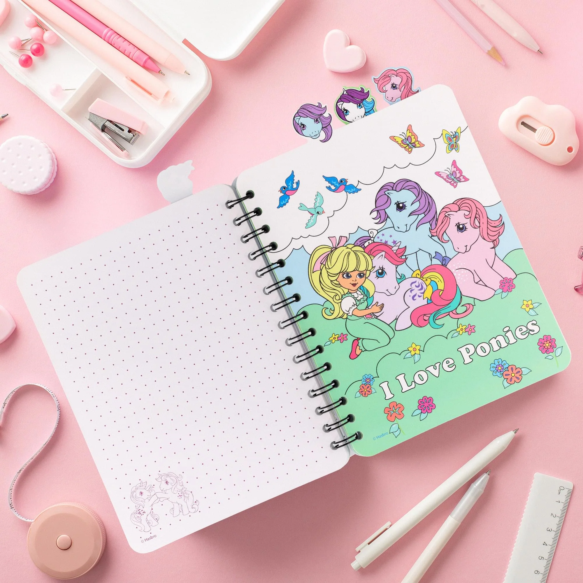 My Little Pony Trio 4-Tab Spiral Notebook With 160 Dotted Sheets | 6 x 9 Inches - Image 9