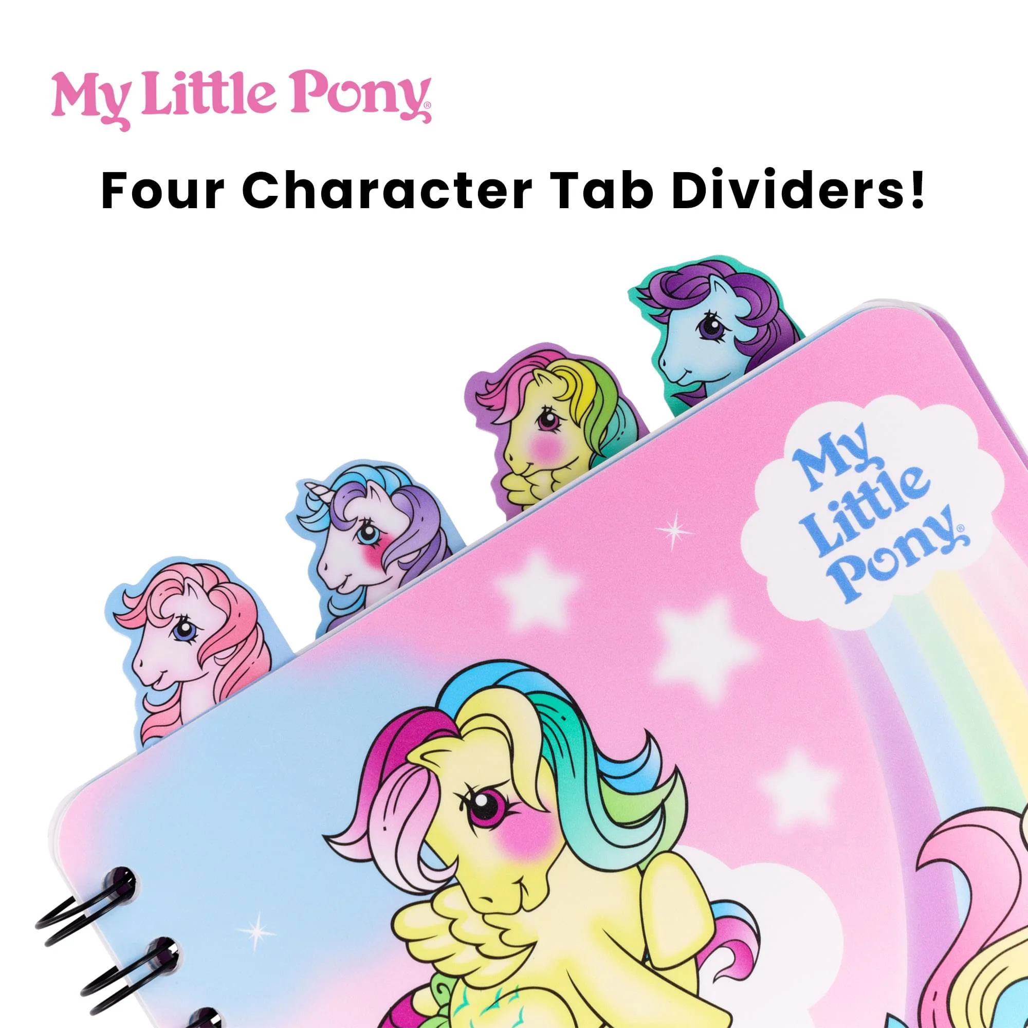 My Little Pony 4-Tab Spiral Notebook With 160 Dotted Sheets | 6 x 9 Inches - Image 2