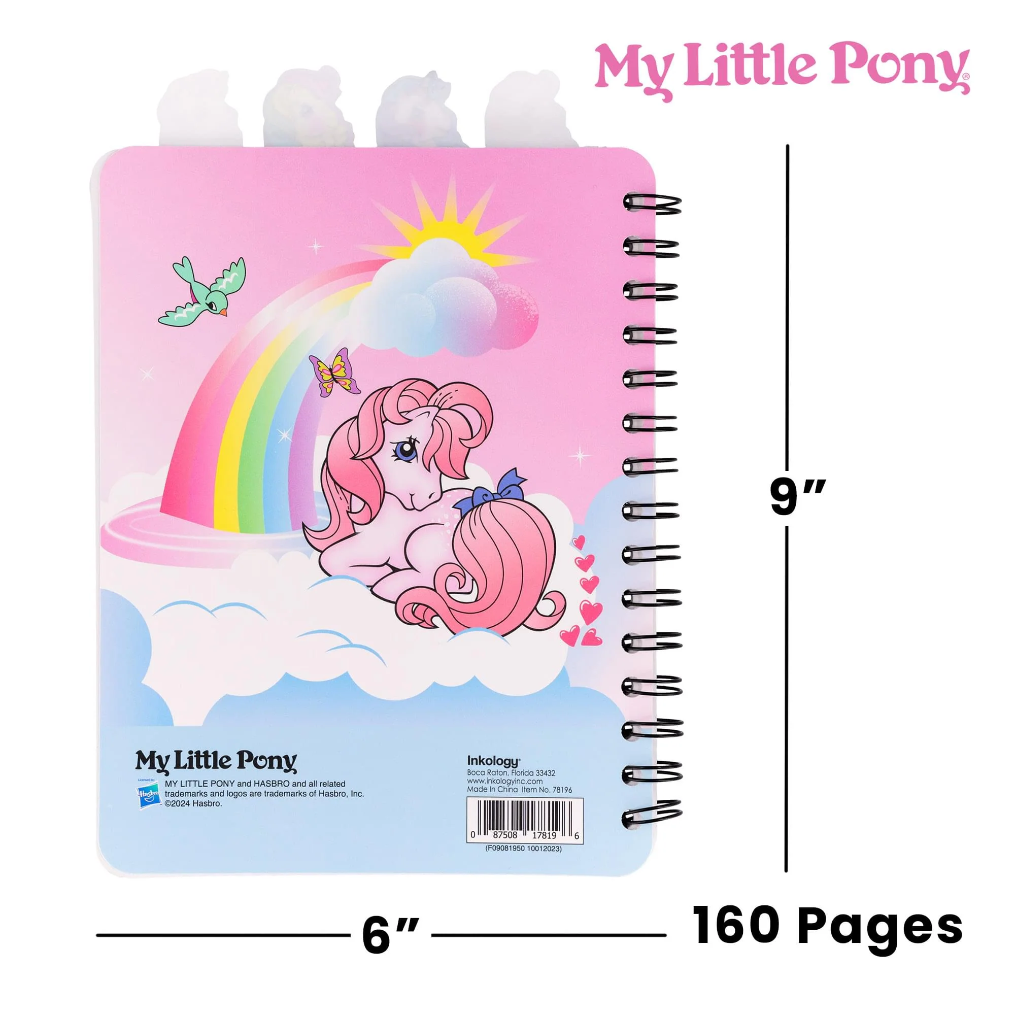 My Little Pony 4-Tab Spiral Notebook With 160 Dotted Sheets | 6 x 9 Inches - Image 7
