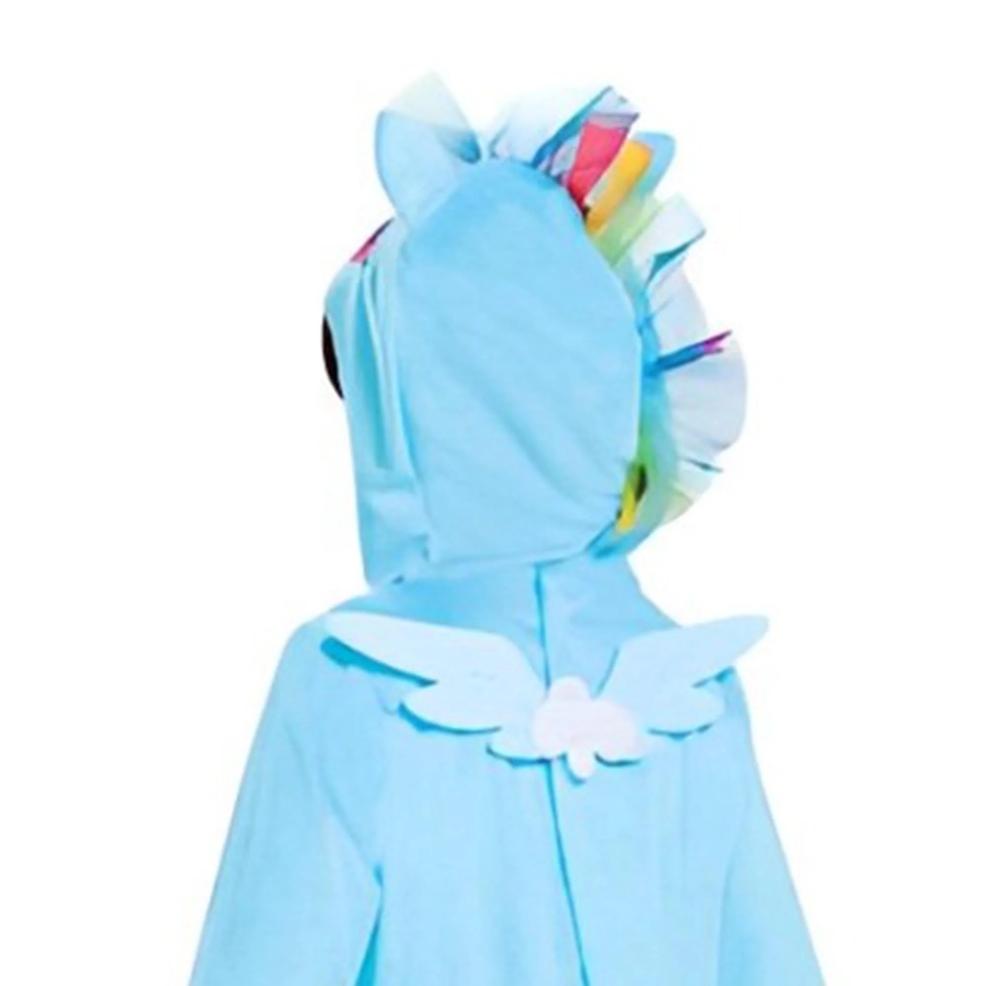 My Little Pony Rainbow Dash Girls Hooded Costume Jumpsuit - Image 5