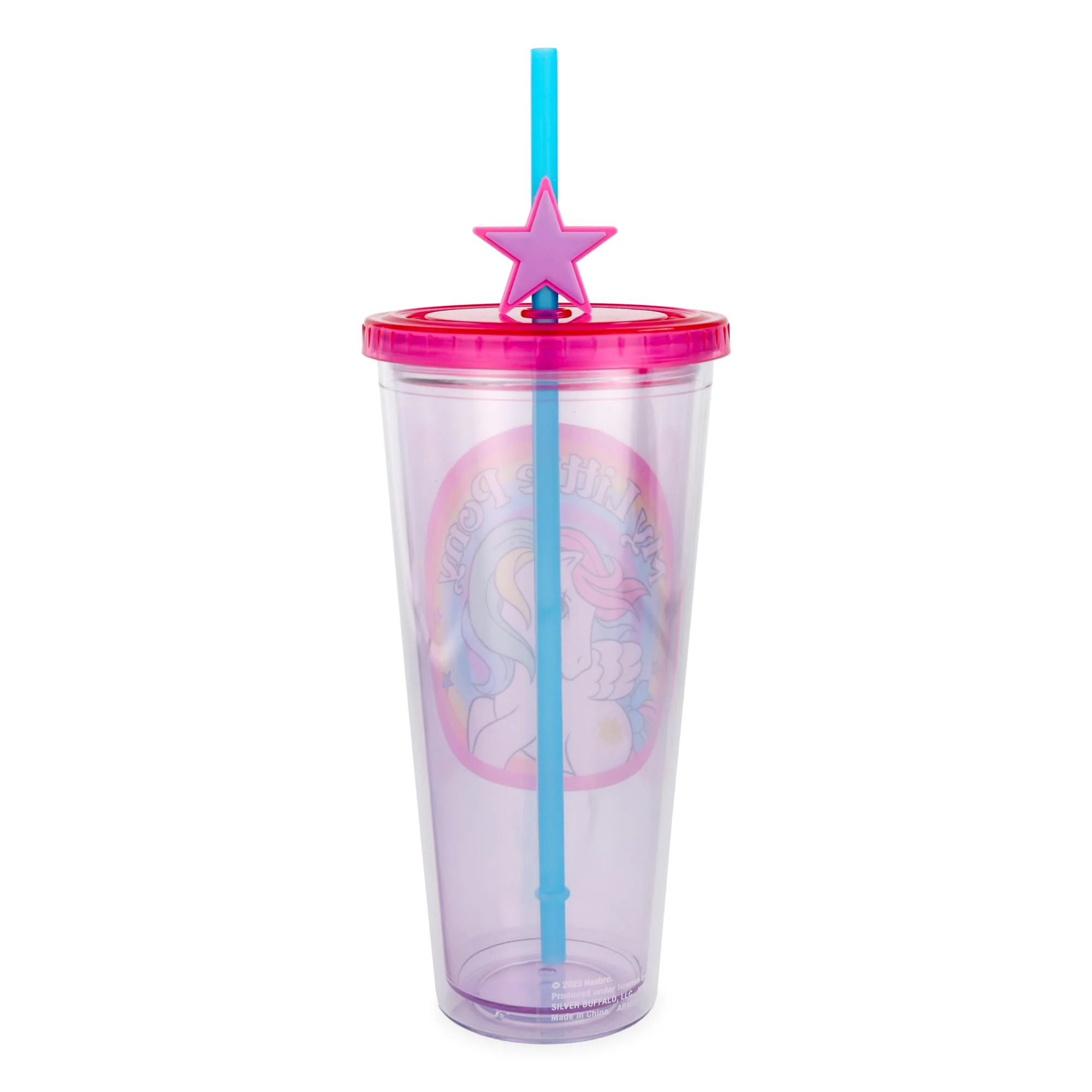 My Little Pony Starshine 24-Ounce Carnival Cup With Lid and Straw Topper Charm - Image 2