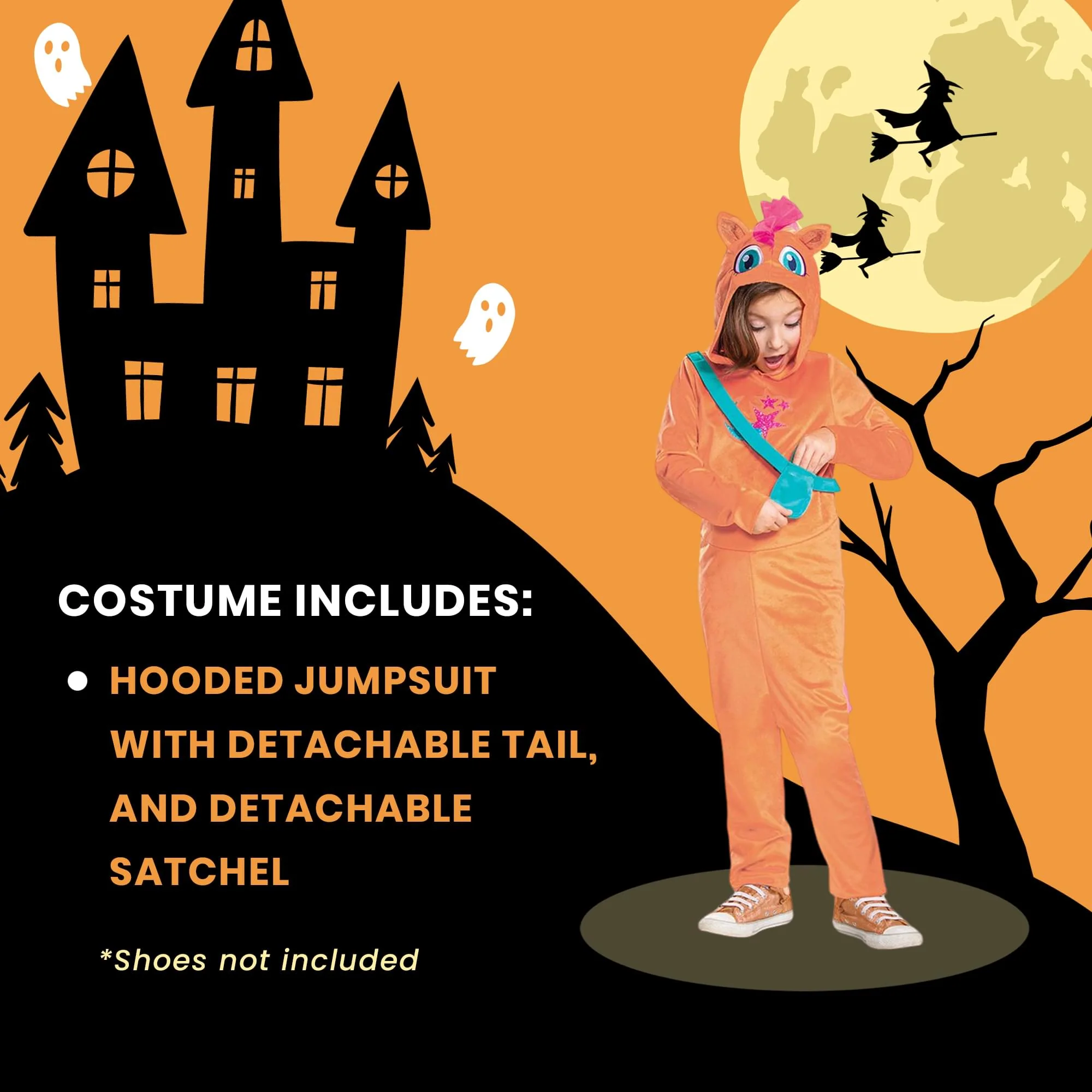 My Little Pony Sunny Starscout Girls Hooded Costume Jumpsuit - Image 27