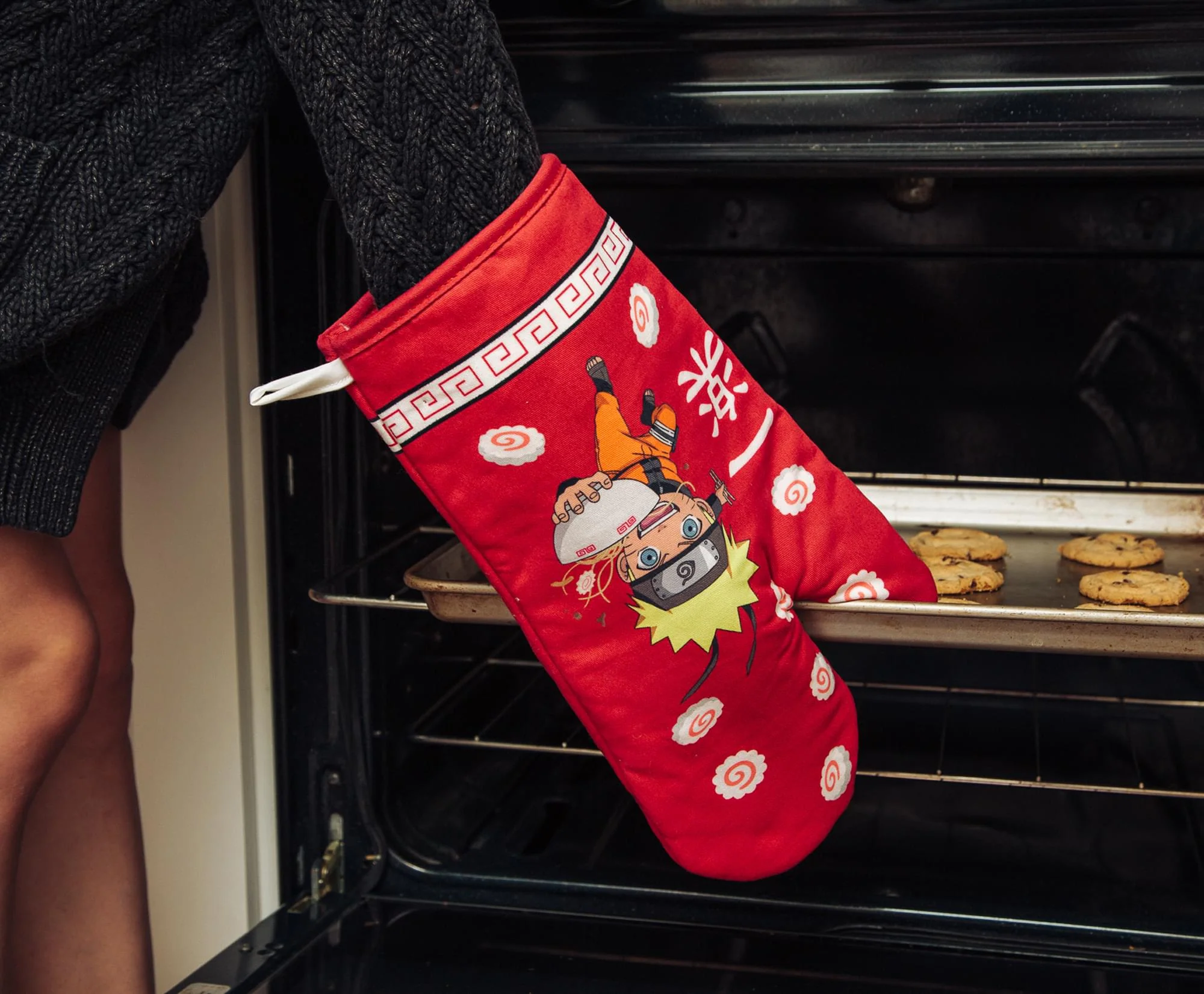 Naruto Chibi Ramen 3-Piece Kitchen Set | Oven Mitt, Dish Towel, Pot Holder - Image 7