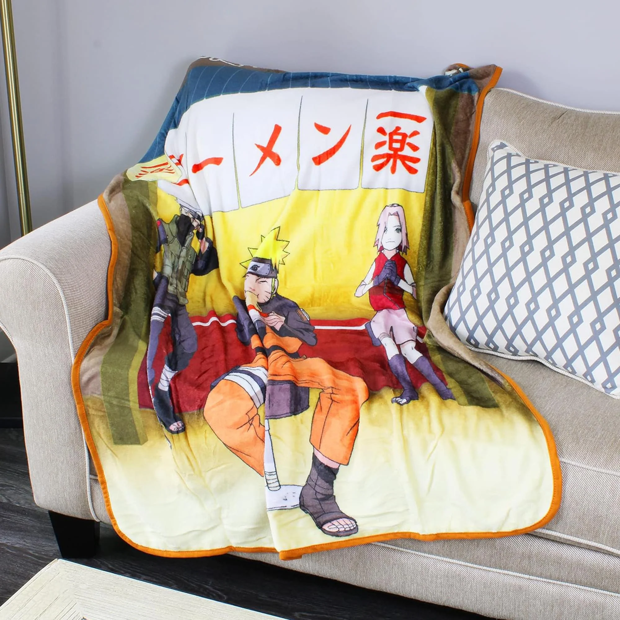 Naruto Eating Ramen 45 x 60 Inch Fleece Throw Blanket - Image 5