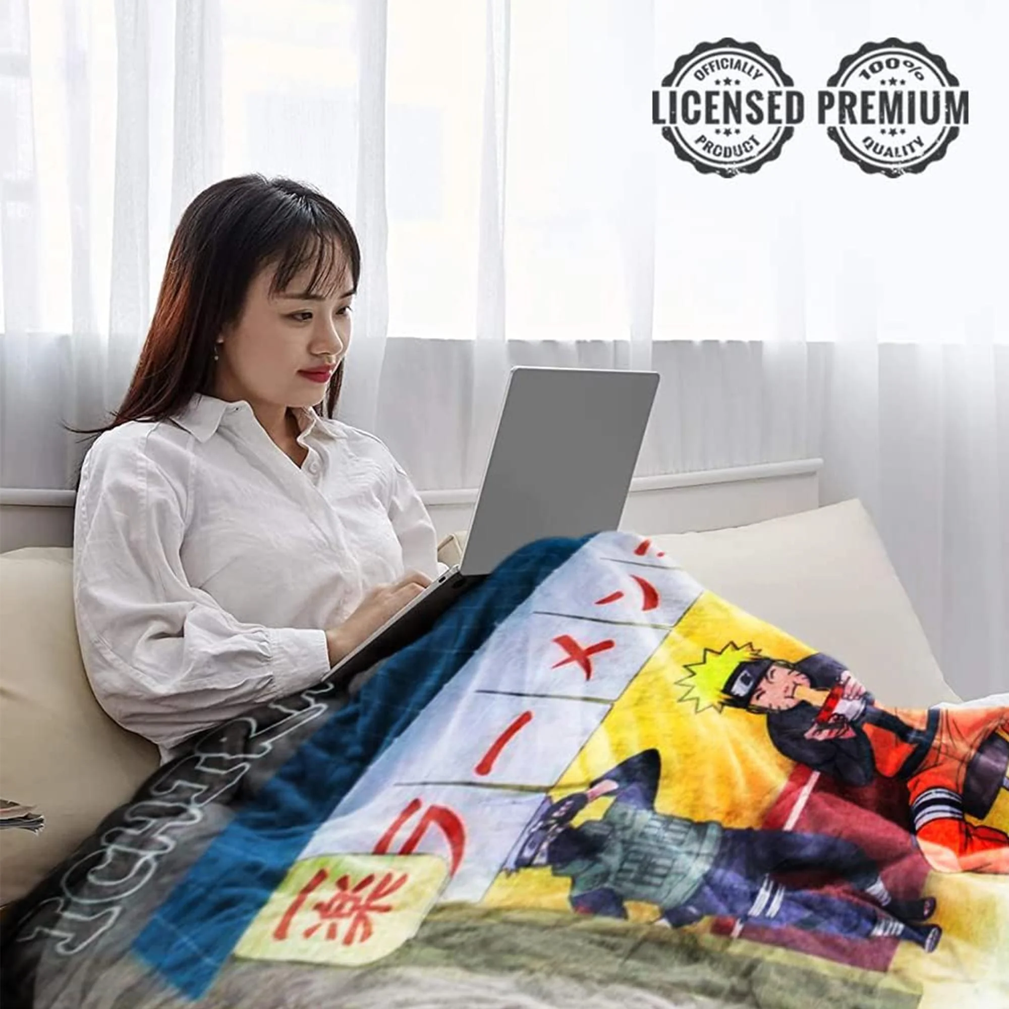 Naruto Eating Ramen 45 x 60 Inch Fleece Throw Blanket - Image 6