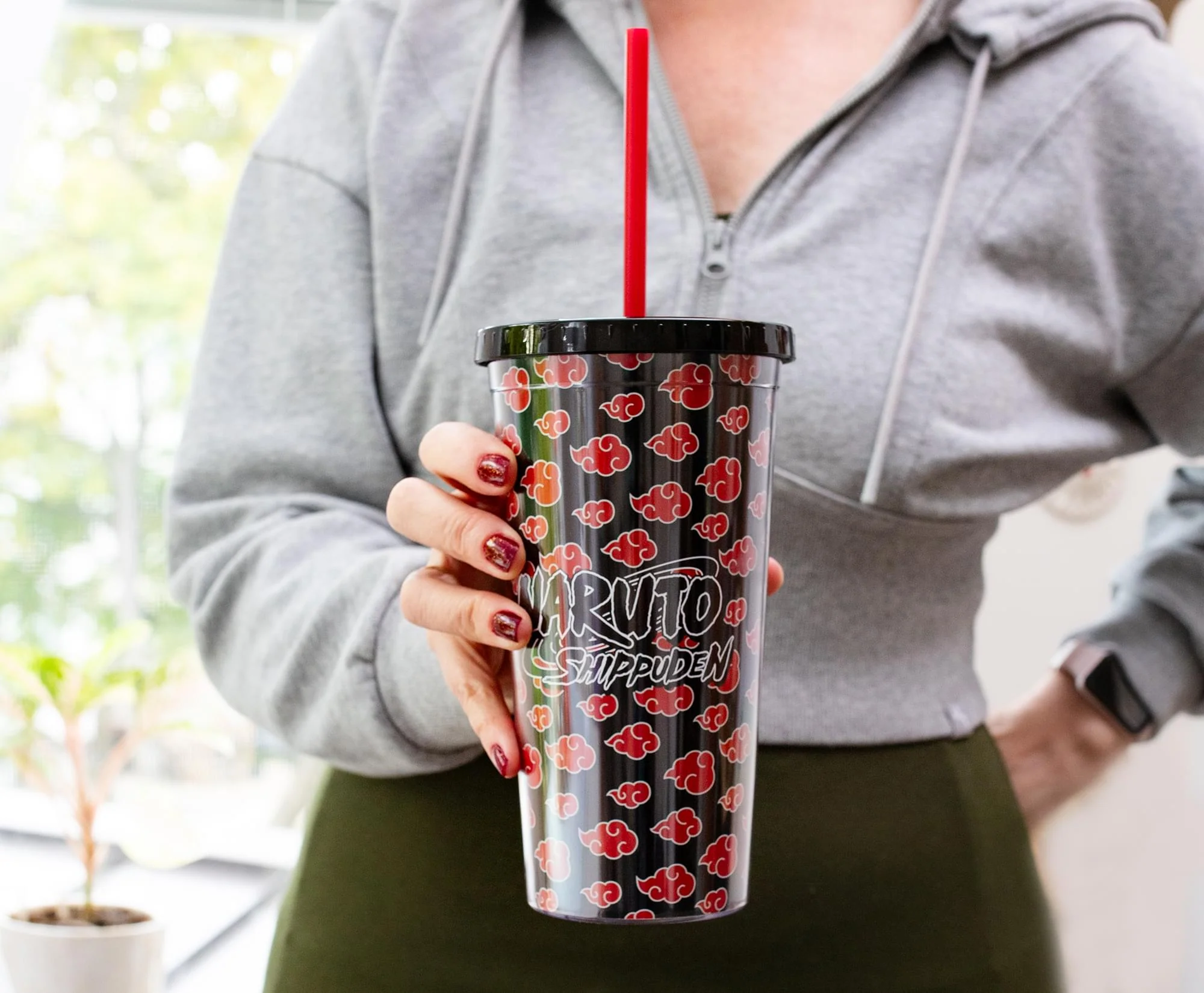 Naruto Shippuden Akatsuki 20-Ounce Carnival Cup With Lid and Straw - Image 8