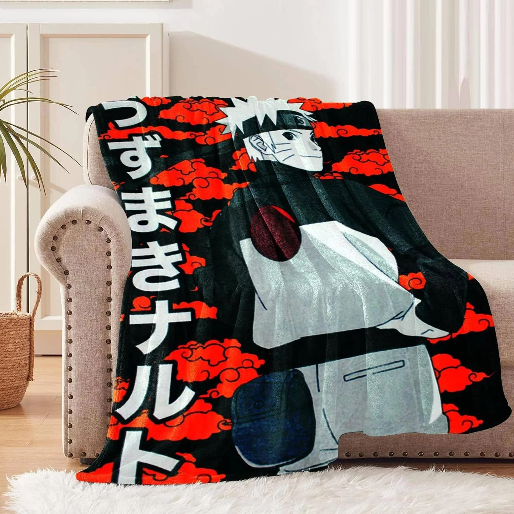 Naruto Shippuden Characters 45 x 60 Inch Fleece Throw Blanket - Image 5