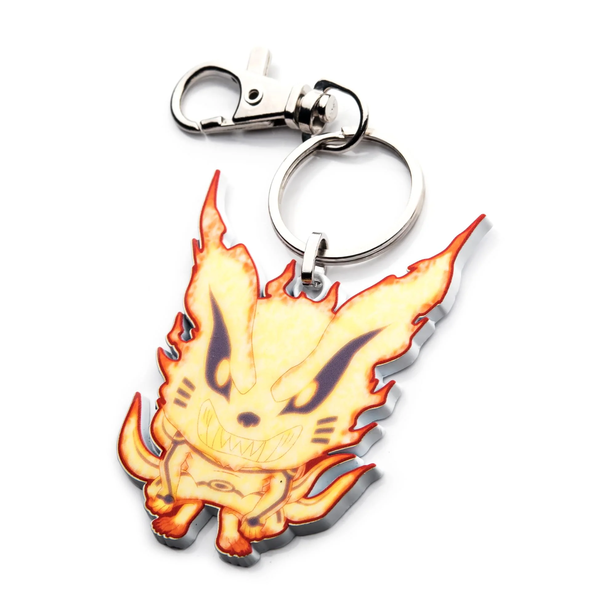 Naruto Shippuden Fire Cat Enamel Pendant Keychain - Image 3