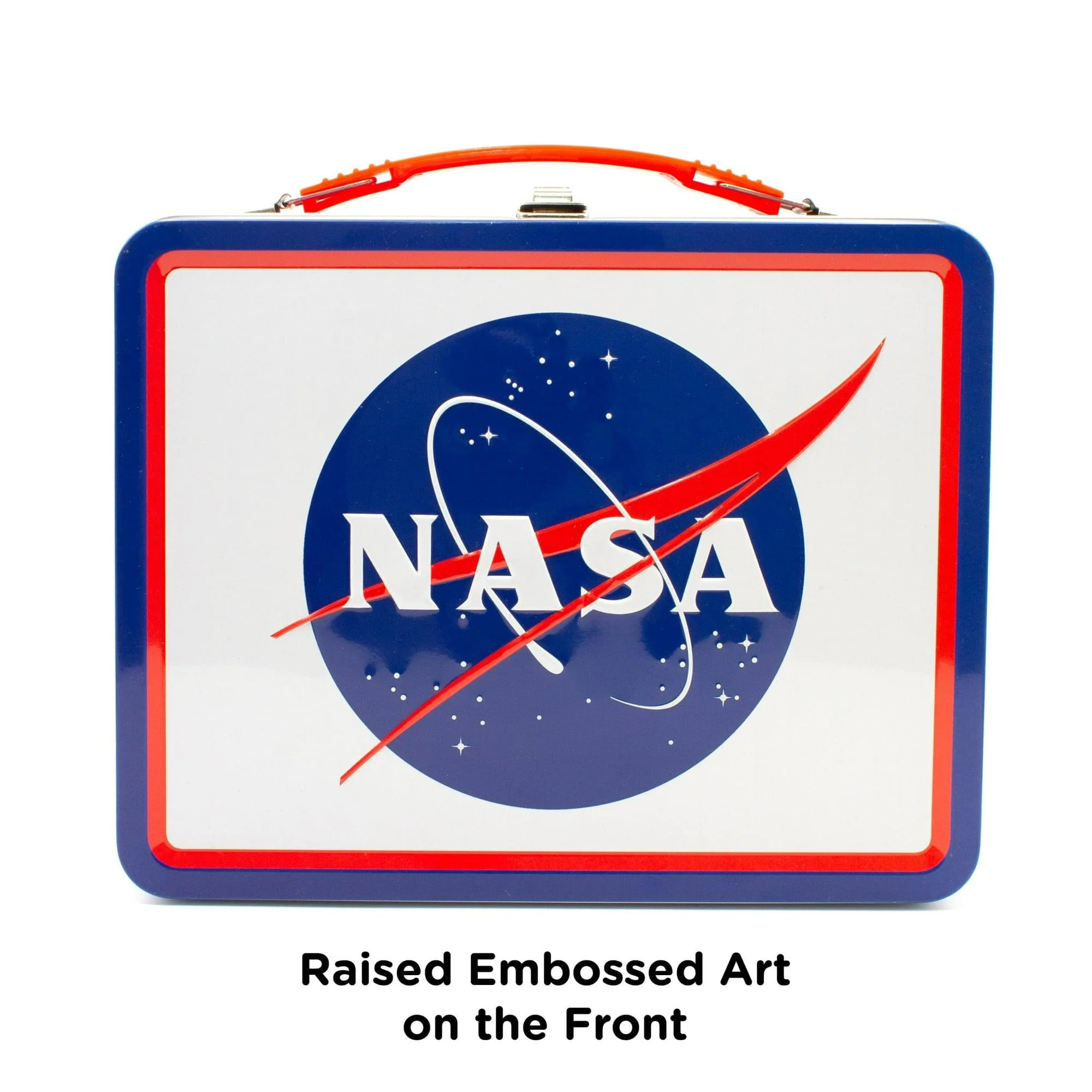 NASA Logo Embossed Tin Lunch Box - Image 3