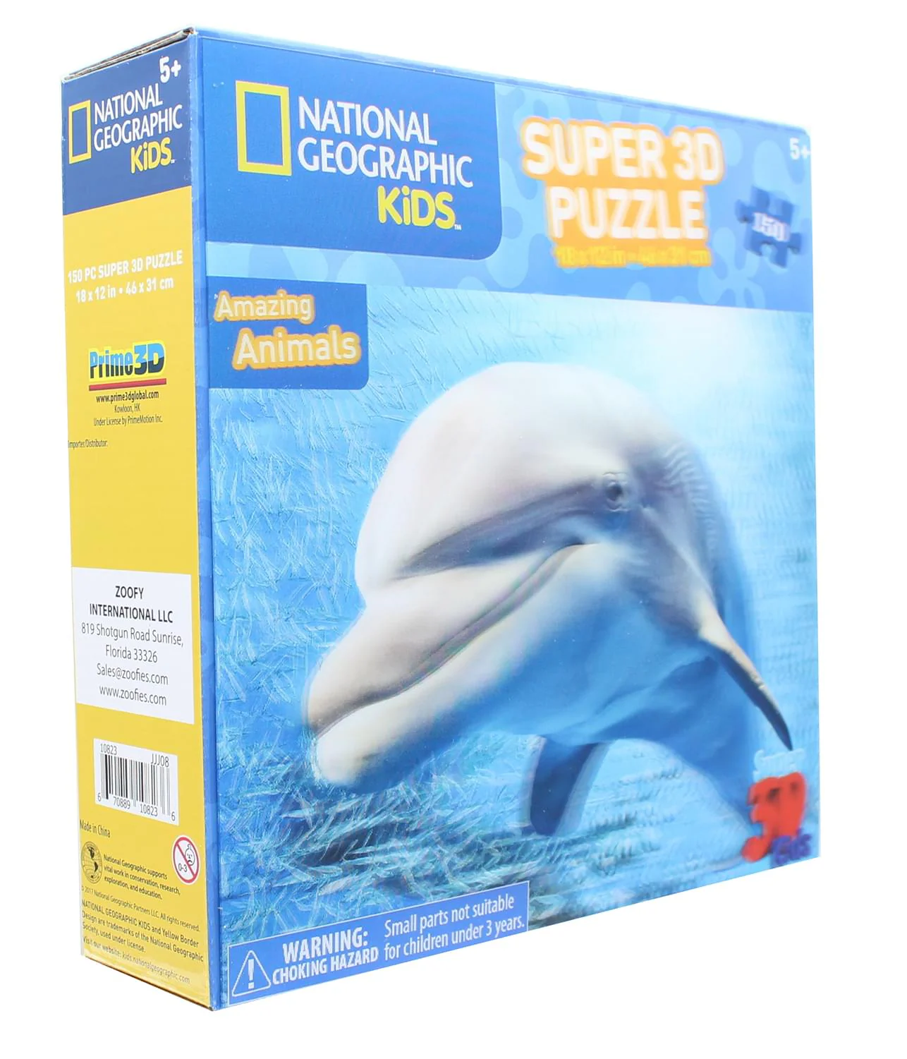National Geographic Kids Dolphin 150 Piece Super 3D Jigsaw Puzzle - Image 2