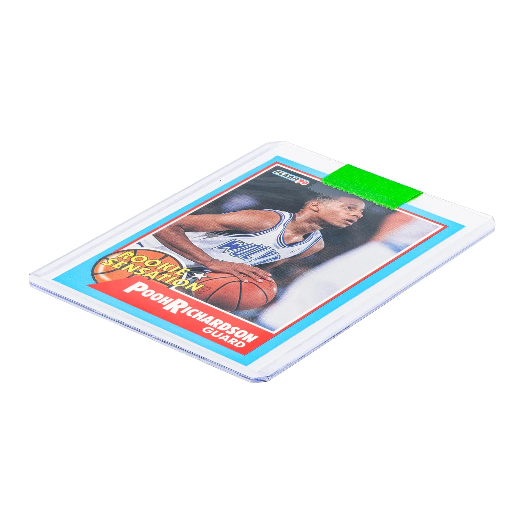 NBA 1990 Fleer Pooh Richardson Rookie Sensation Card - Image 3