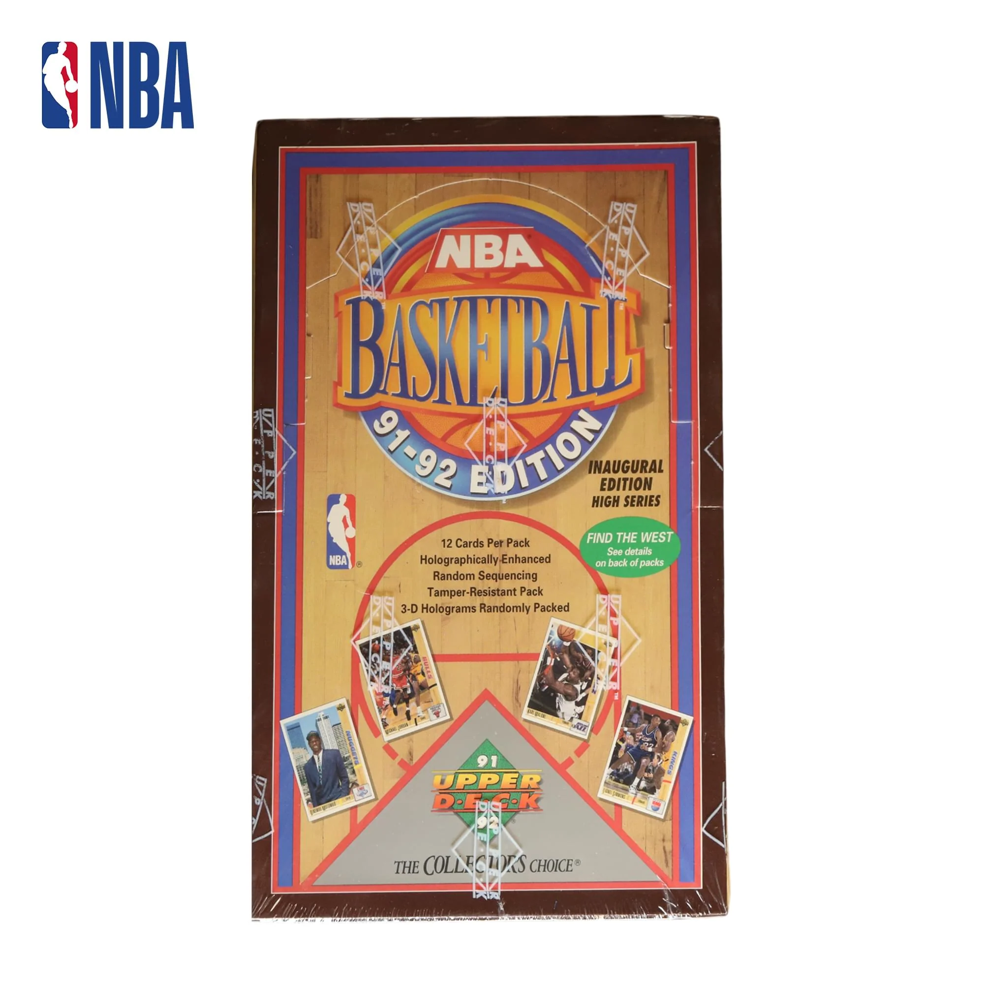 NBA 1991-92 Upper Deck Basketball High Series Sealed Box | 36 Packs - Image 6