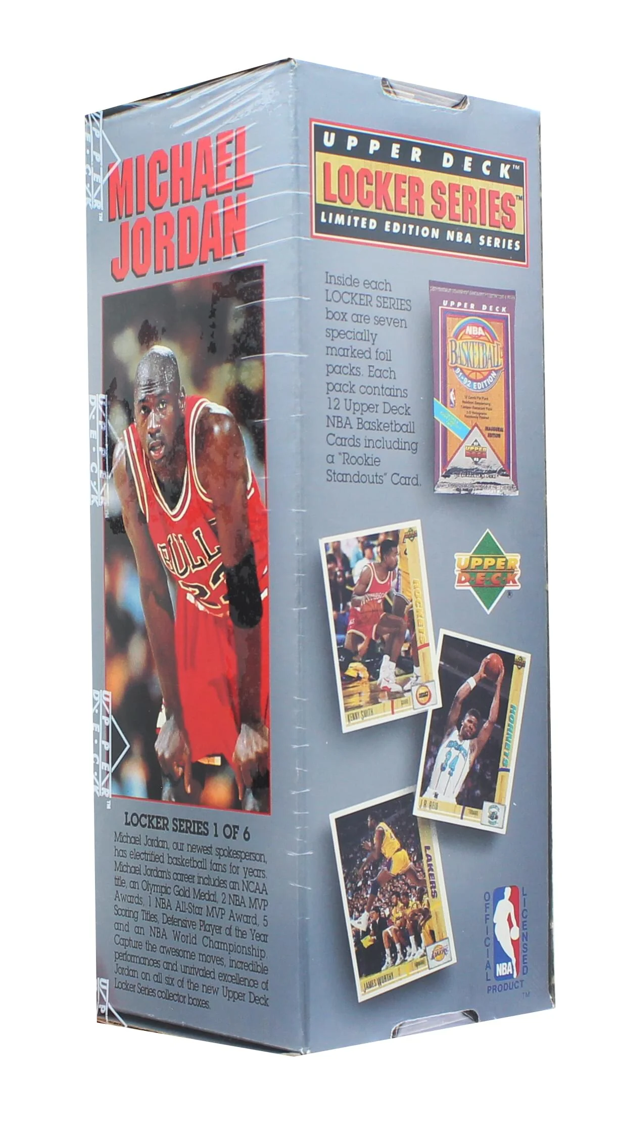 NBA 1991-92 Upper Deck Basketball Sealed Michael Jordan Locker Series | 7 Packs - Image 2
