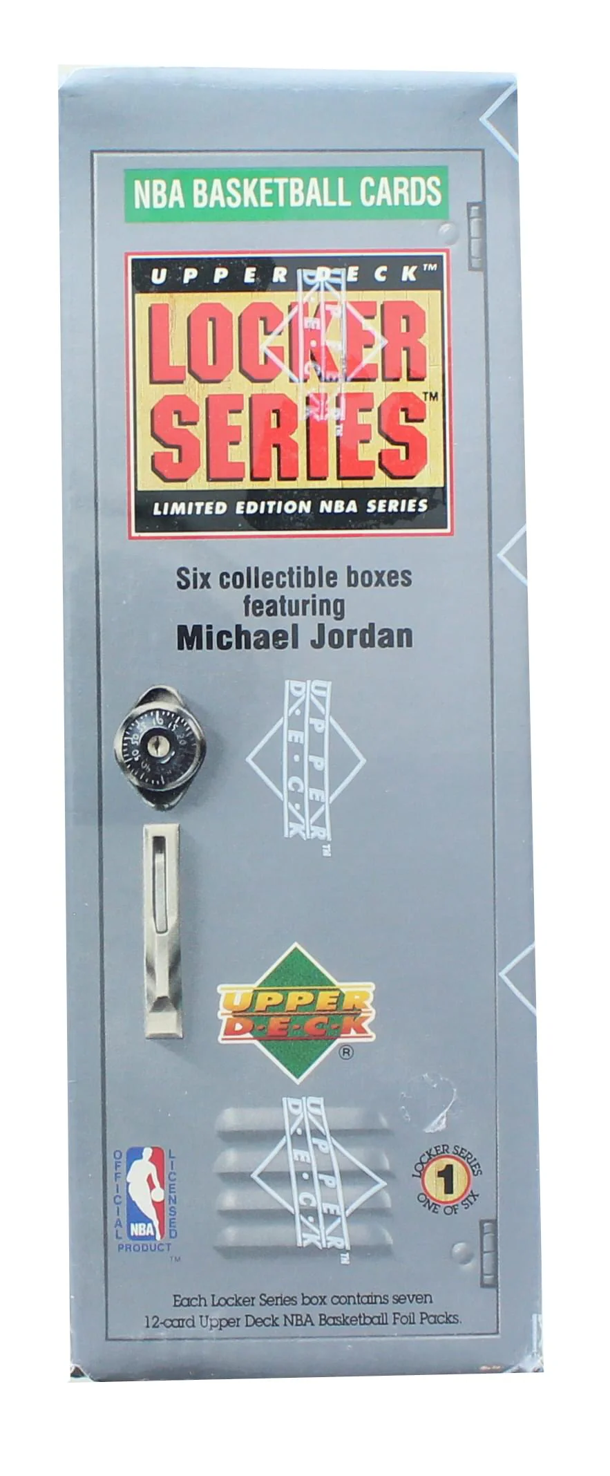 NBA 1991-92 Upper Deck Basketball Sealed Michael Jordan Locker Series | 7 Packs - Image 3