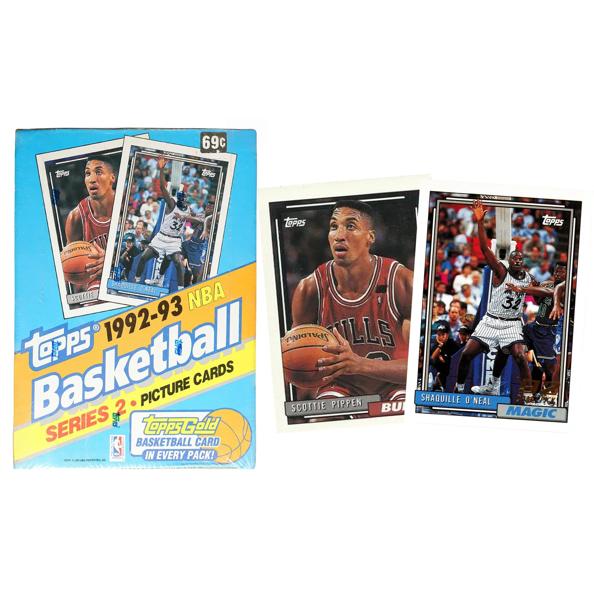 NBA 1992-93 Topps Basketball Series 2 Card Sealed Box | 36 Cards
