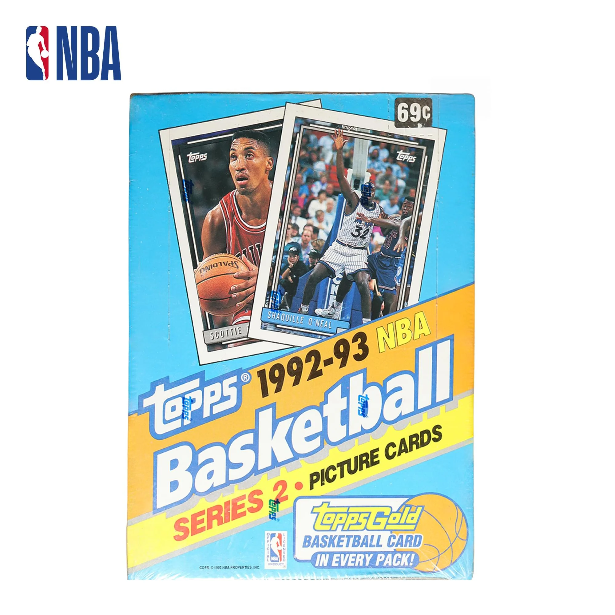 NBA 1992-93 Topps Basketball Series 2 Card Sealed Box | 36 Cards - Image 5