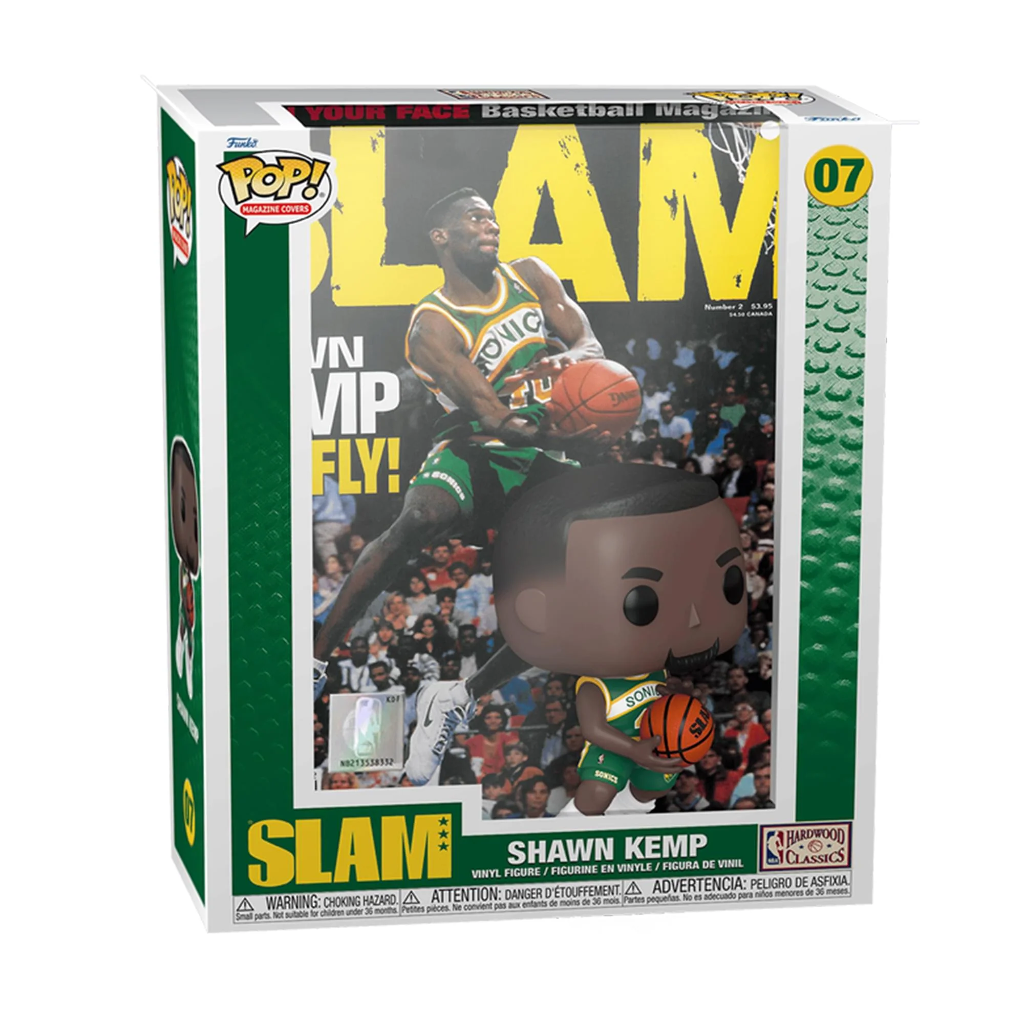 NBA Cover SLAM Funko POP | Shawn Kemp - Image 3