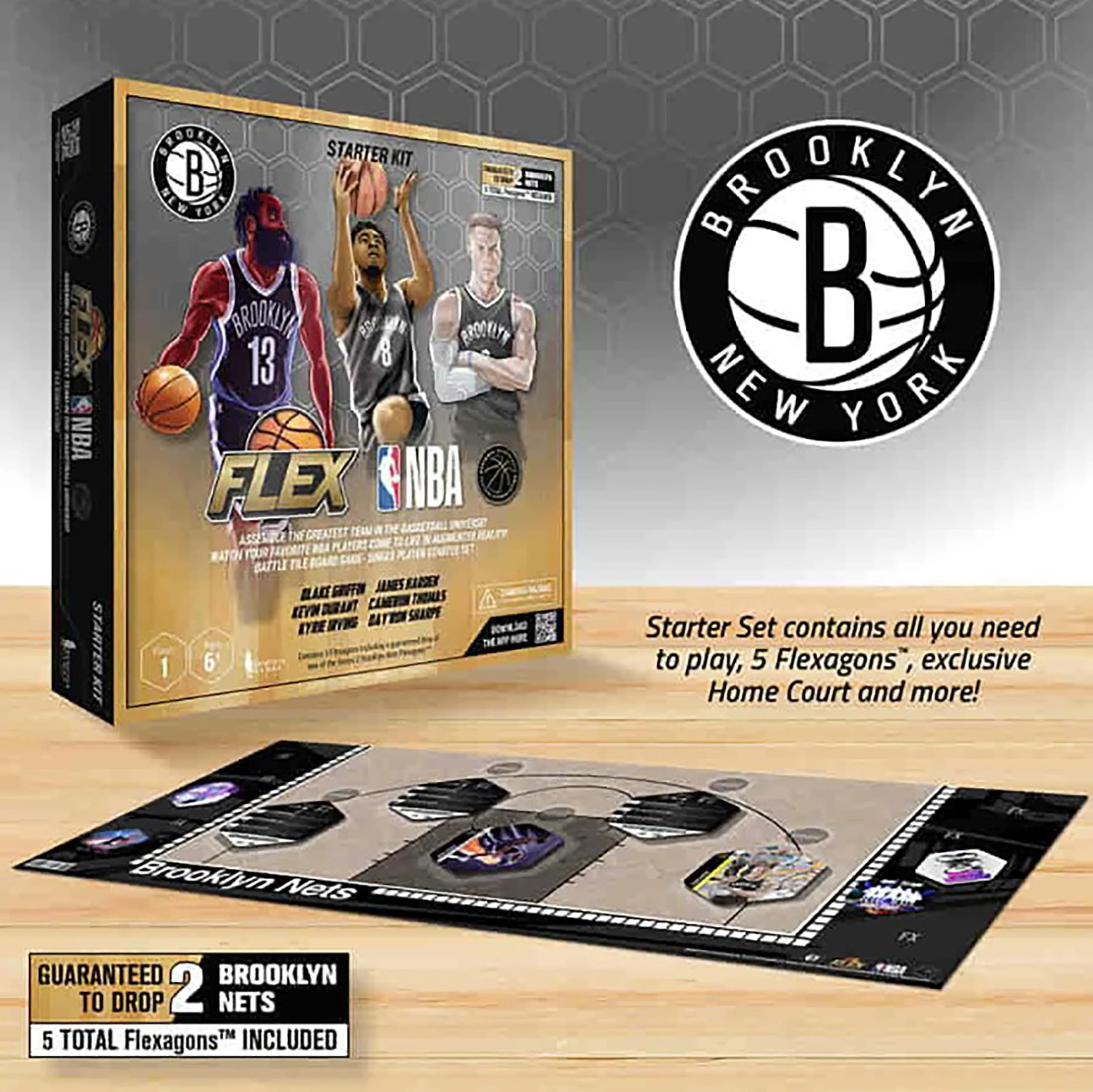 NBA FLEX Series 2 Brooklyn Nets 1 Player Starter Set - Image 2
