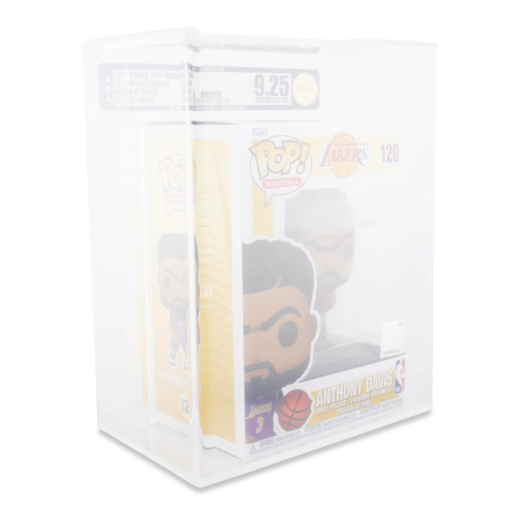 NBA LA Lakers Funko POP | Anthony Davis (Purple Jersey) | Rated AFA 9.25 - Image 2