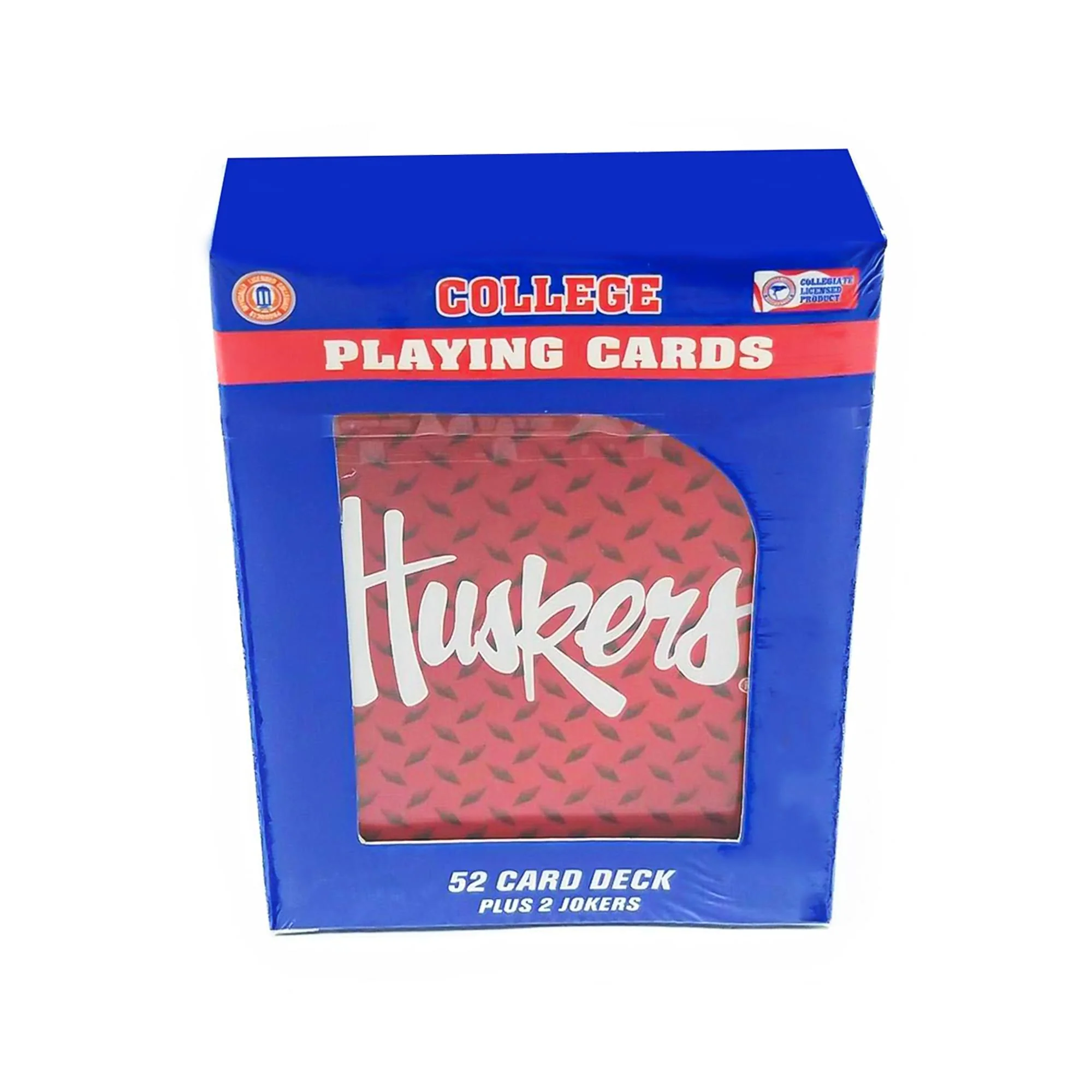 Nebraska Cornhuskers NCAA Diamond Plate Playing Cards - Image 2