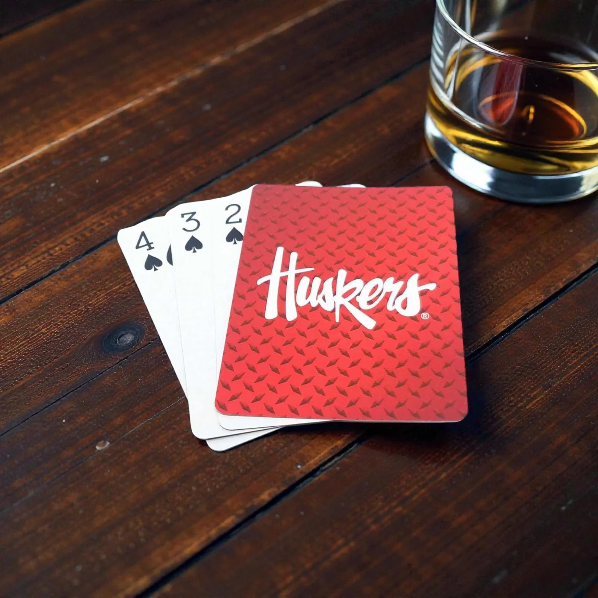 Nebraska Cornhuskers NCAA Diamond Plate Playing Cards - Image 4
