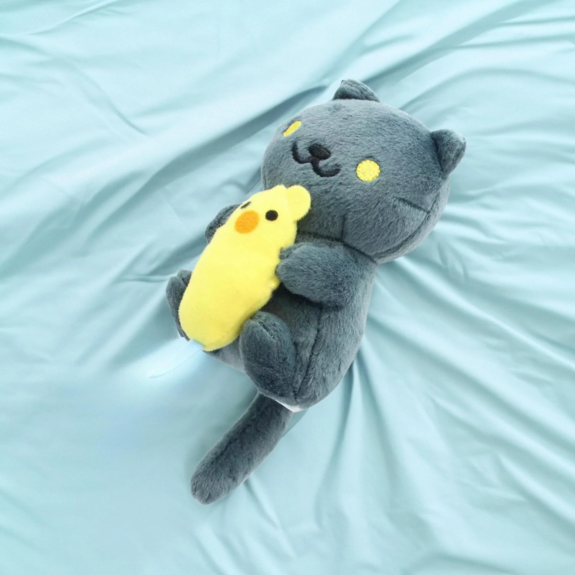 Neko Atsume: Kitty Collector 6" Plush: Smokey Mouse - Image 2