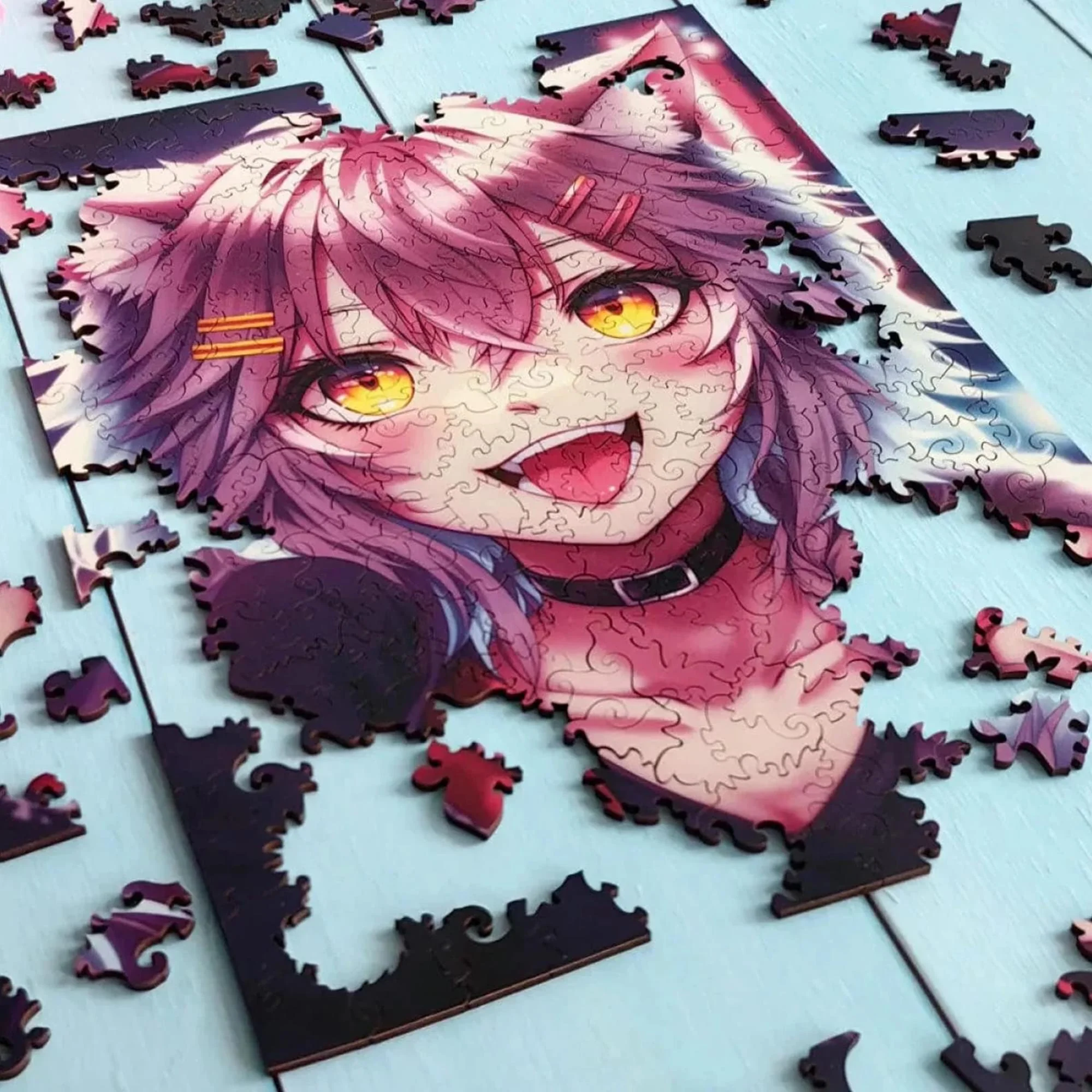 Neko Chan 250 Piece Wooden Jigsaw Puzzle - Image 6