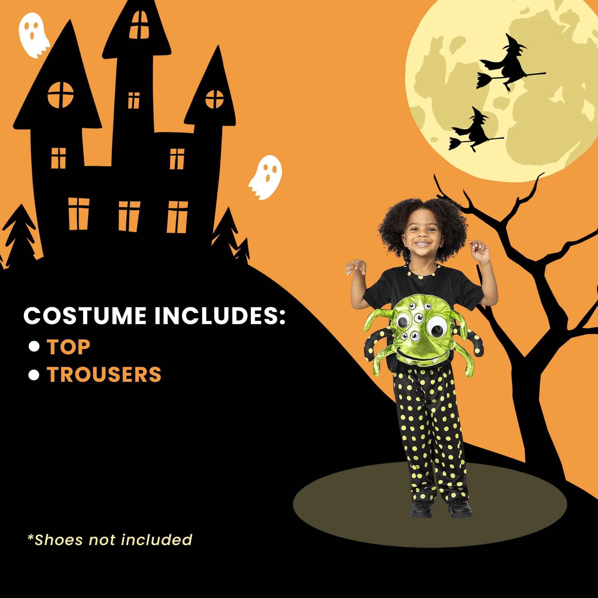 Neon Spider Child Costume - Image 15