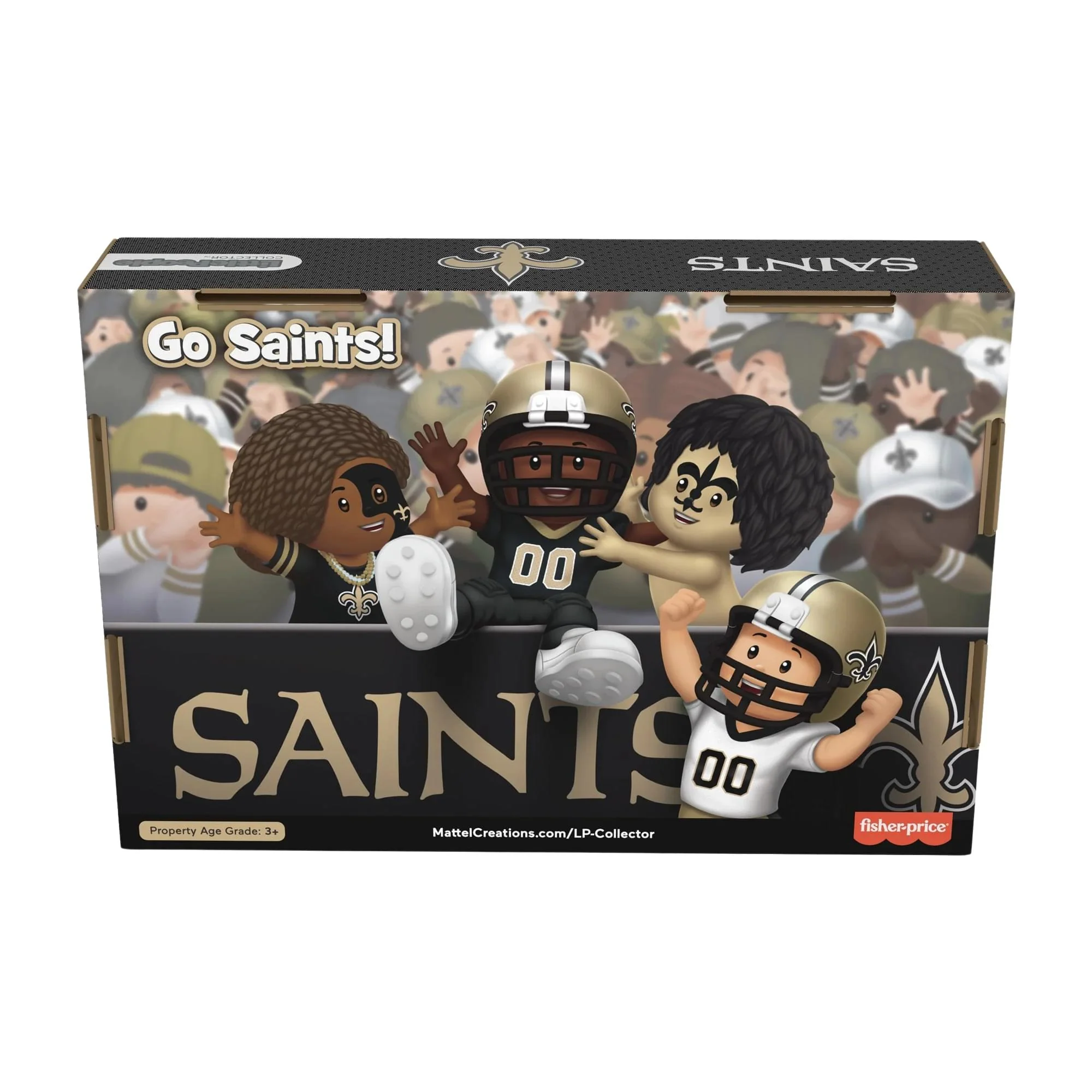 New Orleans Saints 4-Piece NFL Little People Collector Set - Image 9
