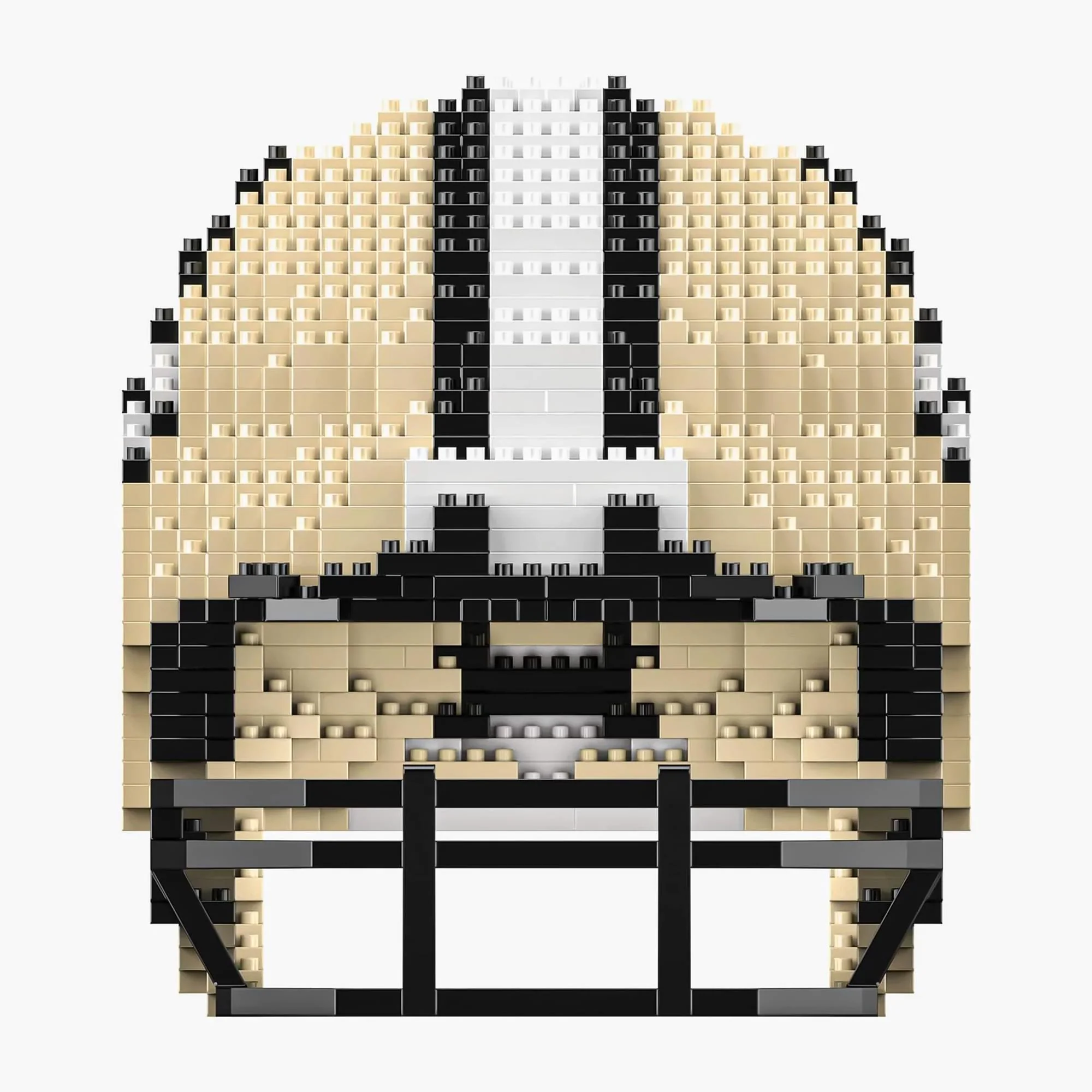 New Orleans Saints NFL FOCO BRXLZ Helmet Building Block Set - Image 5