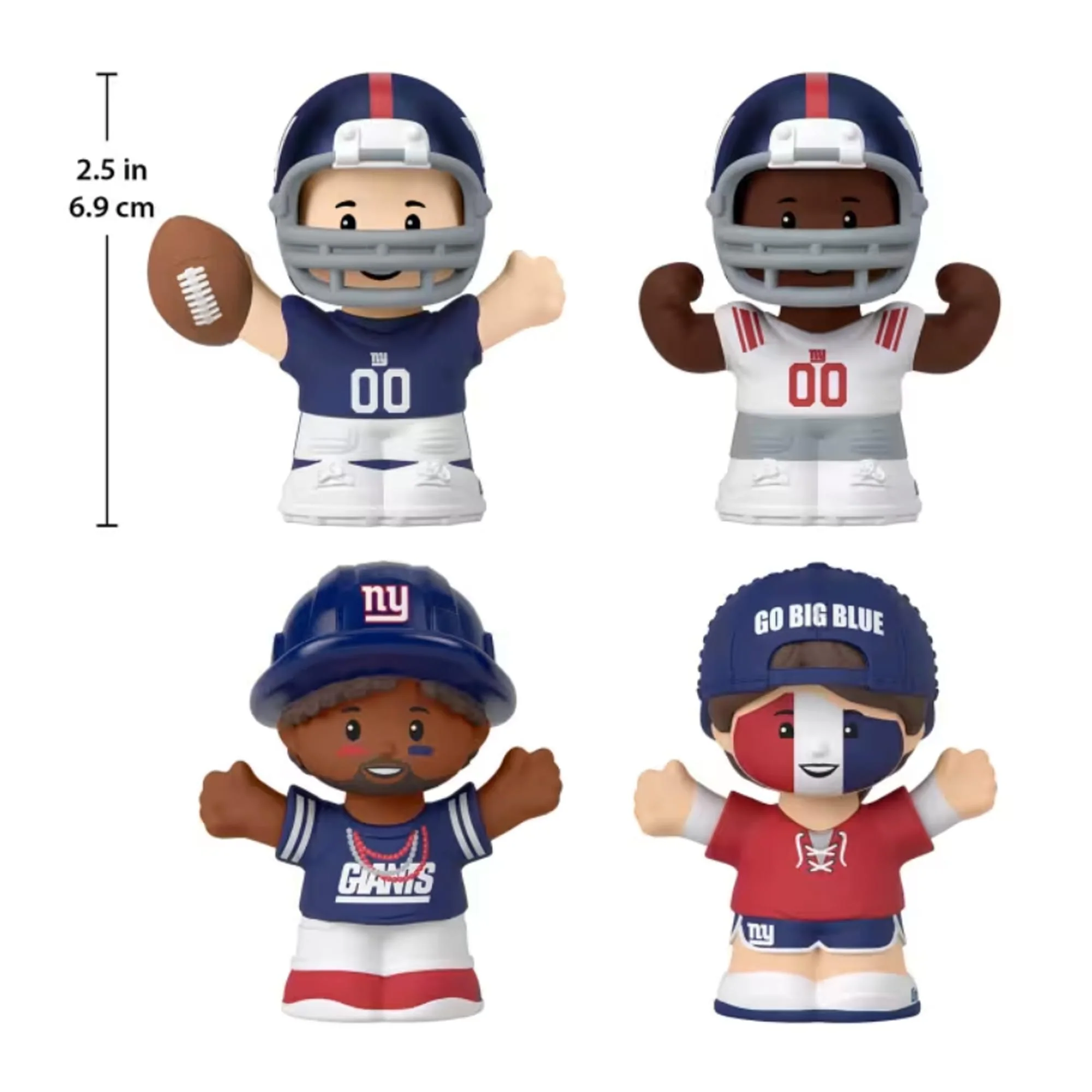 New York Giants 4-Piece NFL Little People Collector Set - Image 3